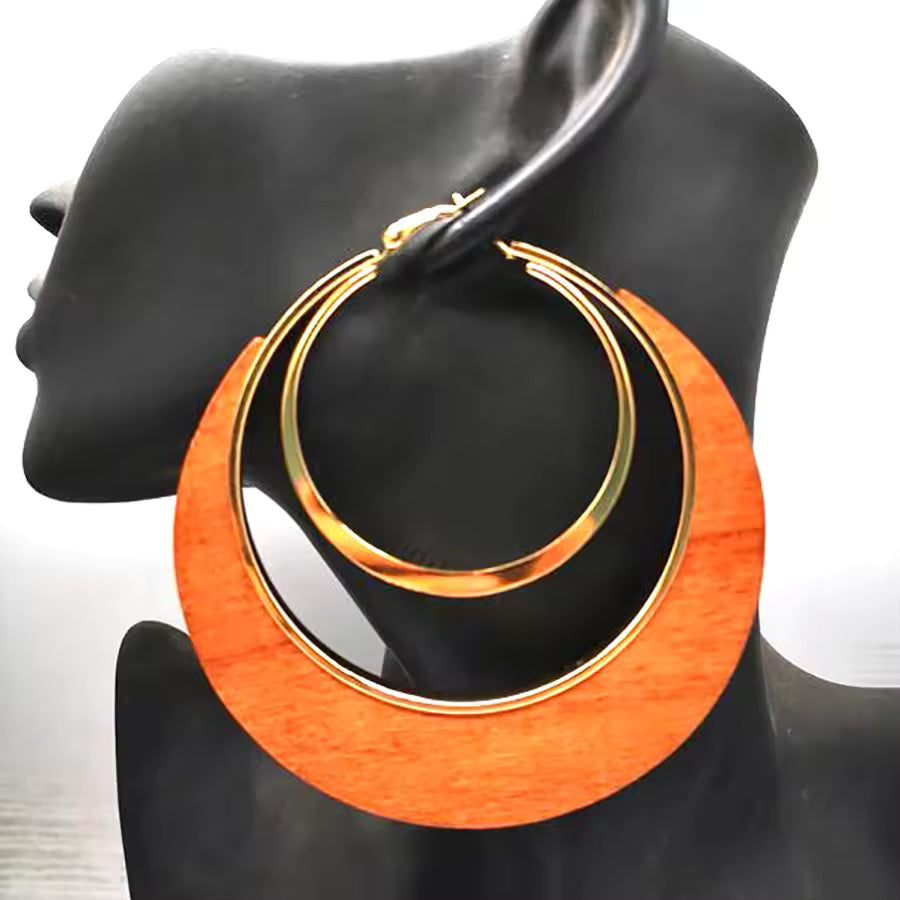 African Boho Tribal Earrings
