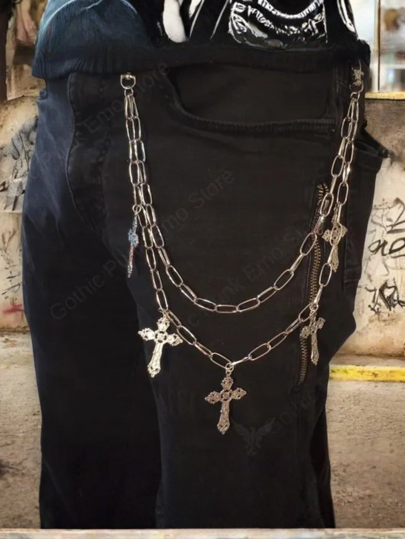 Cross Pants Chain