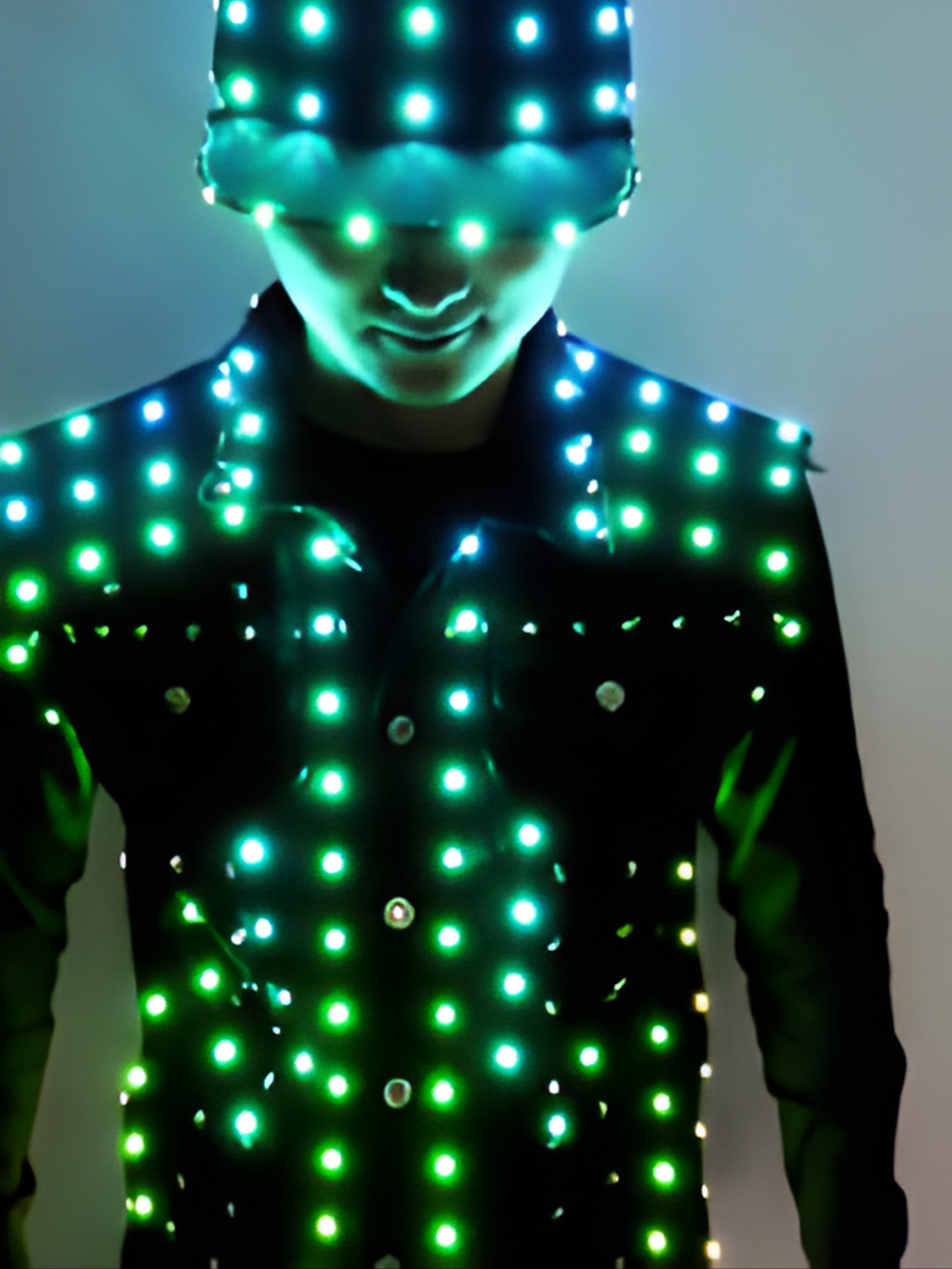Men Led Light Costume