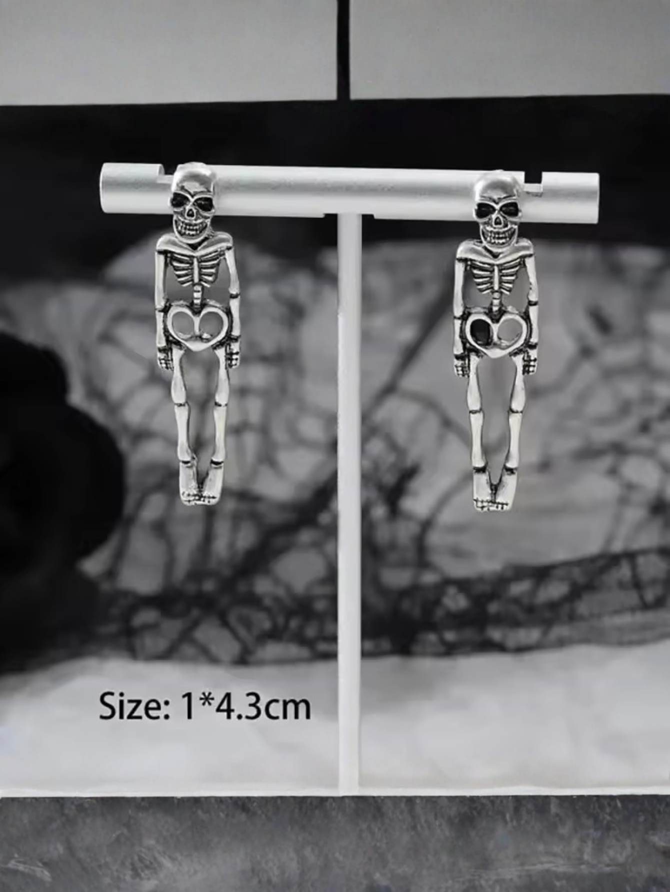 Gothic Skeleton Earrings