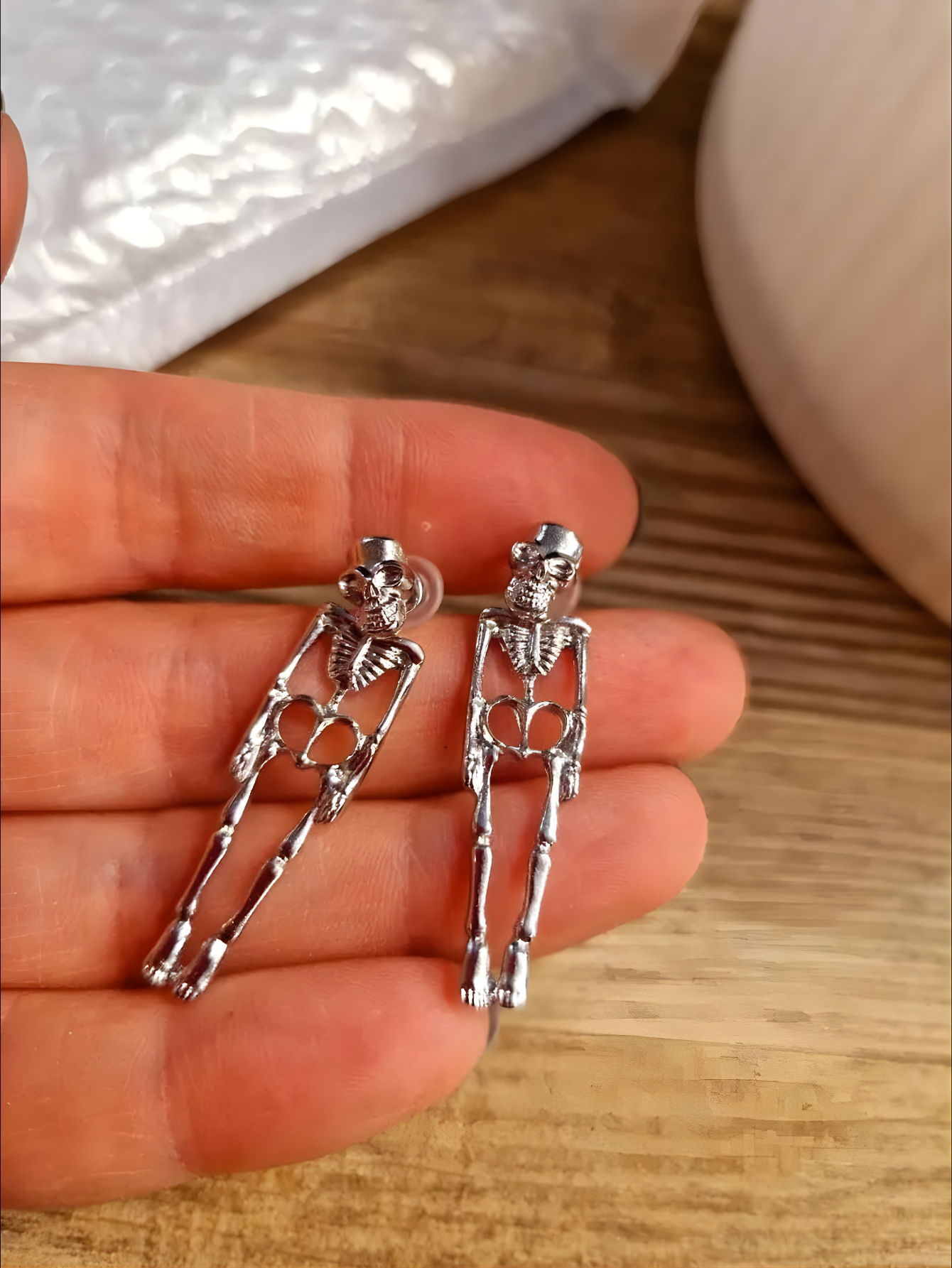 Gothic Skeleton Earrings