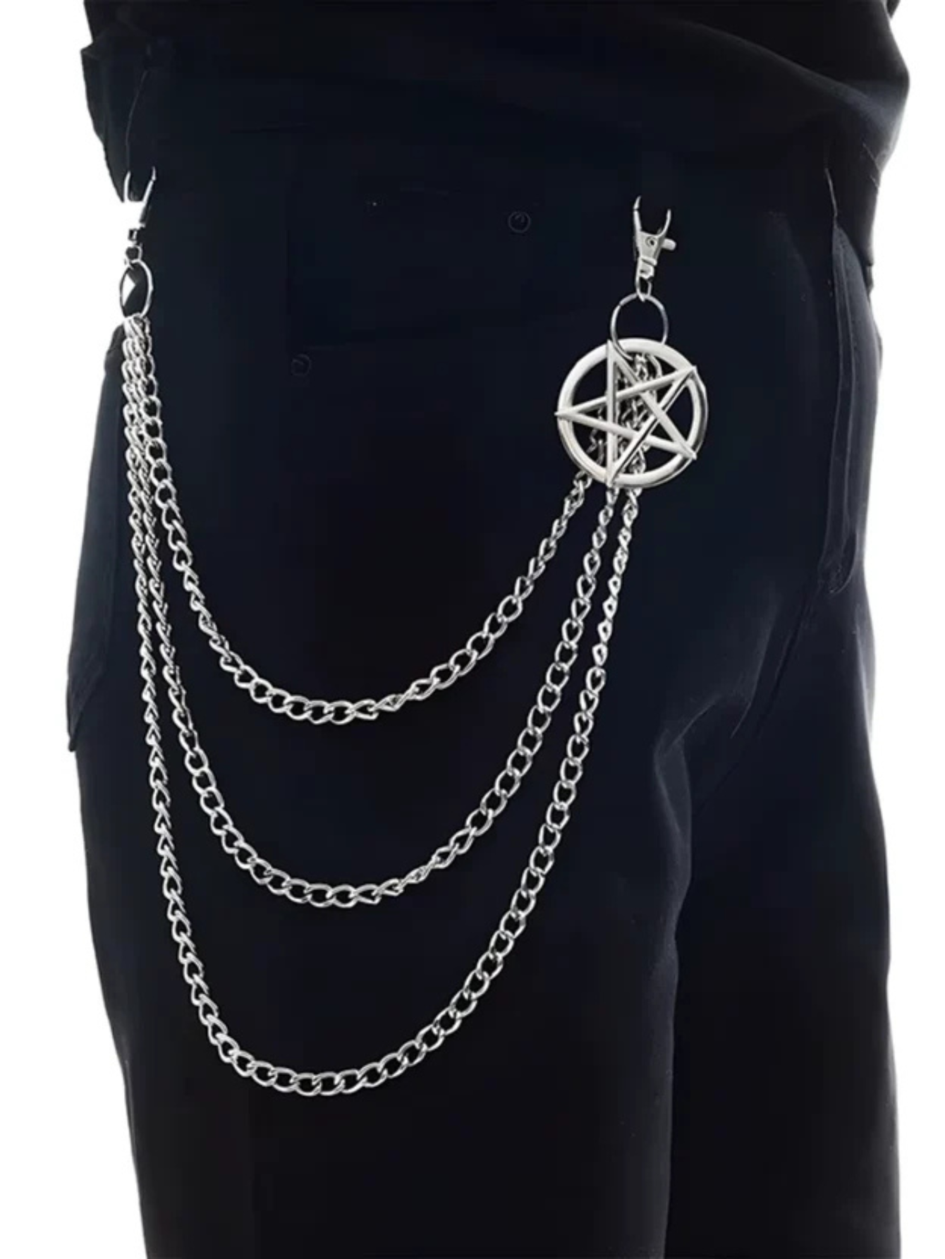 Pentagon Star Astrology Wallet Bag Chain