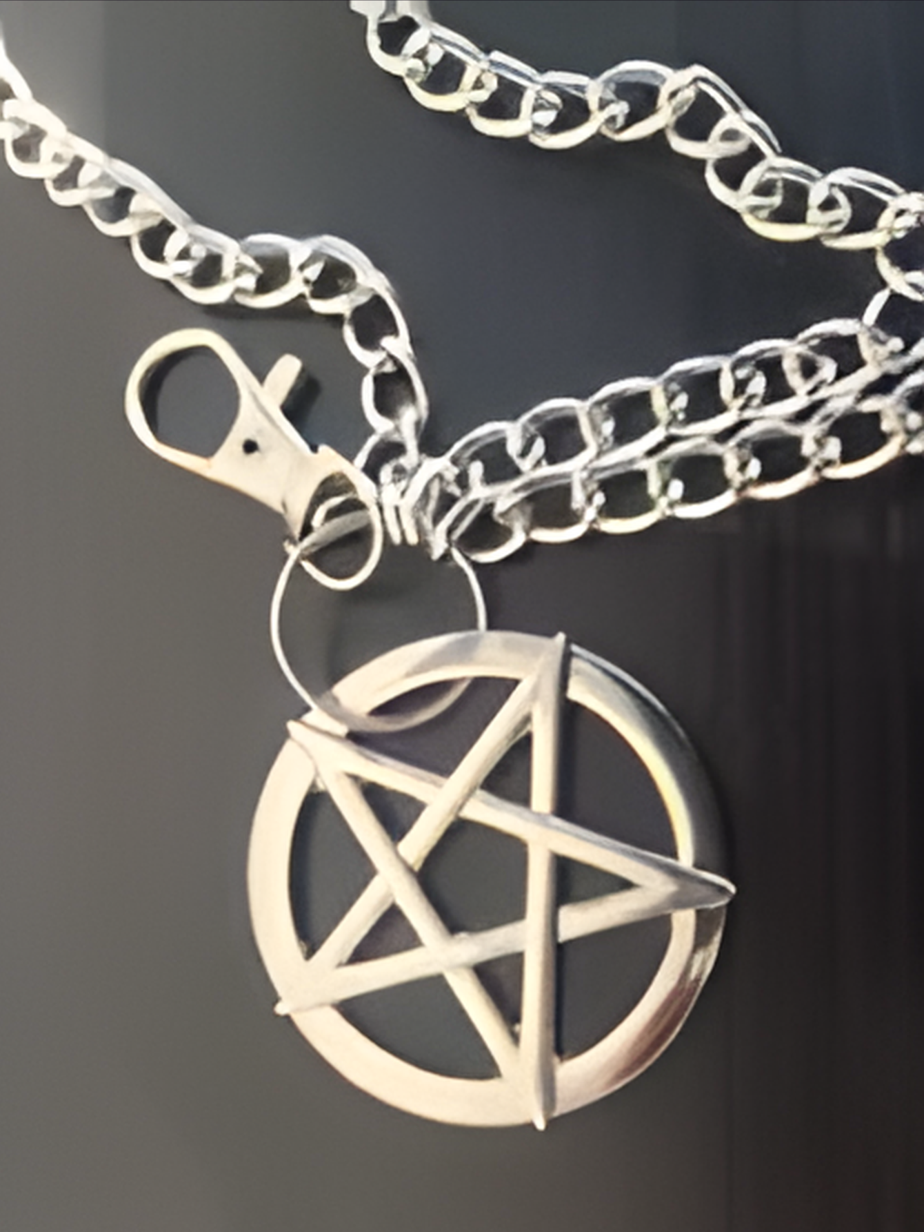 Pentagon Star Astrology Wallet Bag Chain