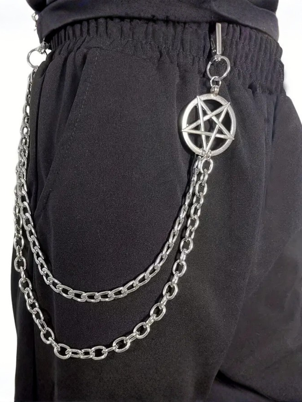 Pentagon Star Astrology Wallet Bag Chain