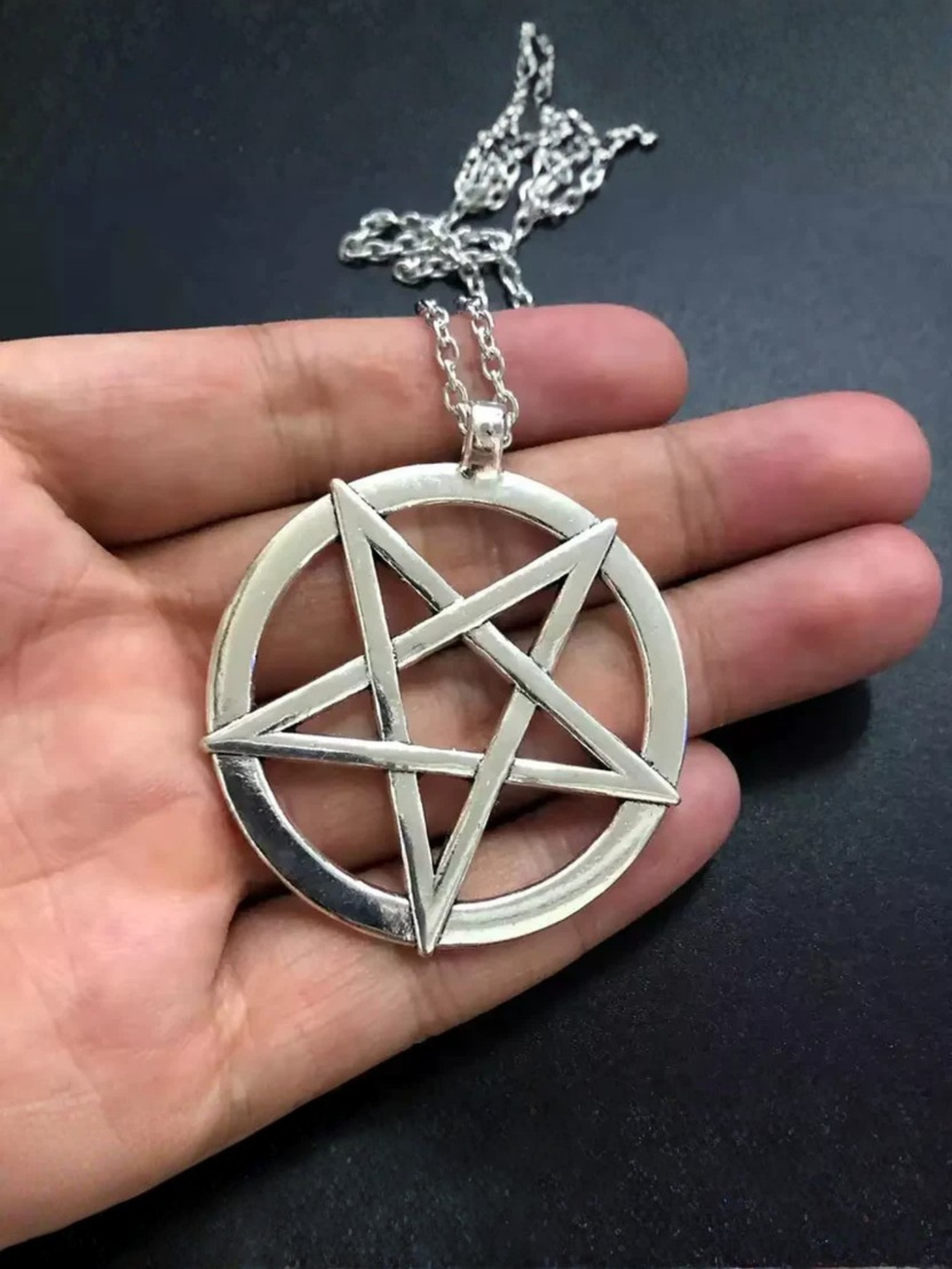 Pentagon Star Astrology Wallet Bag Chain