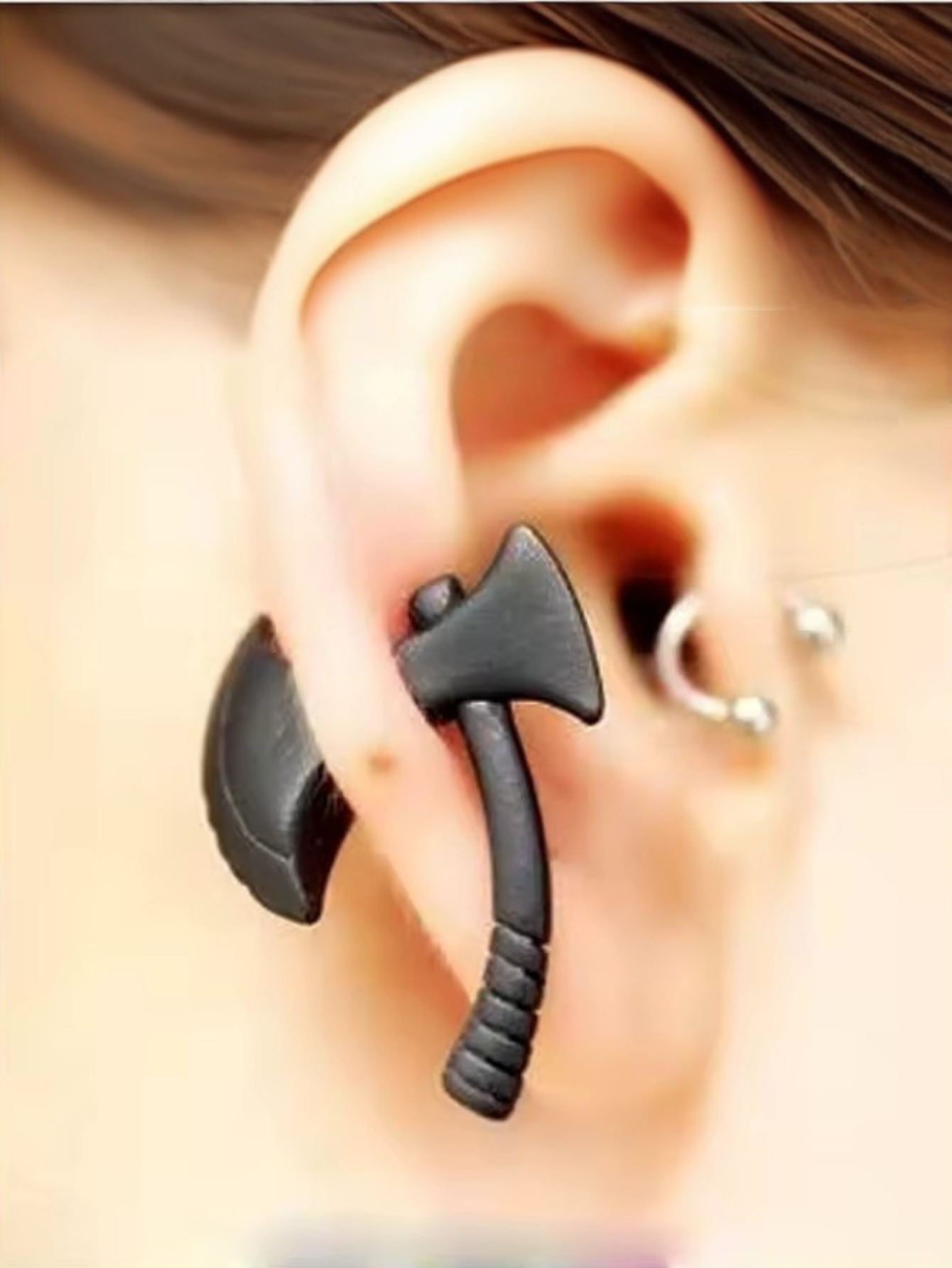 Axe Gothic Earrings