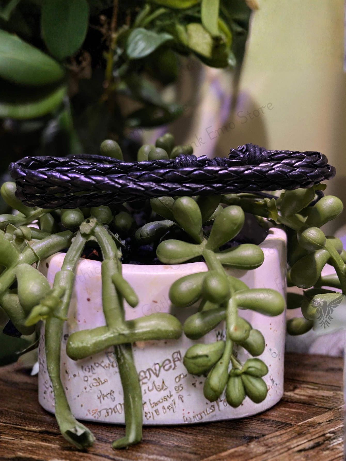 Black Cross Bracelet Set