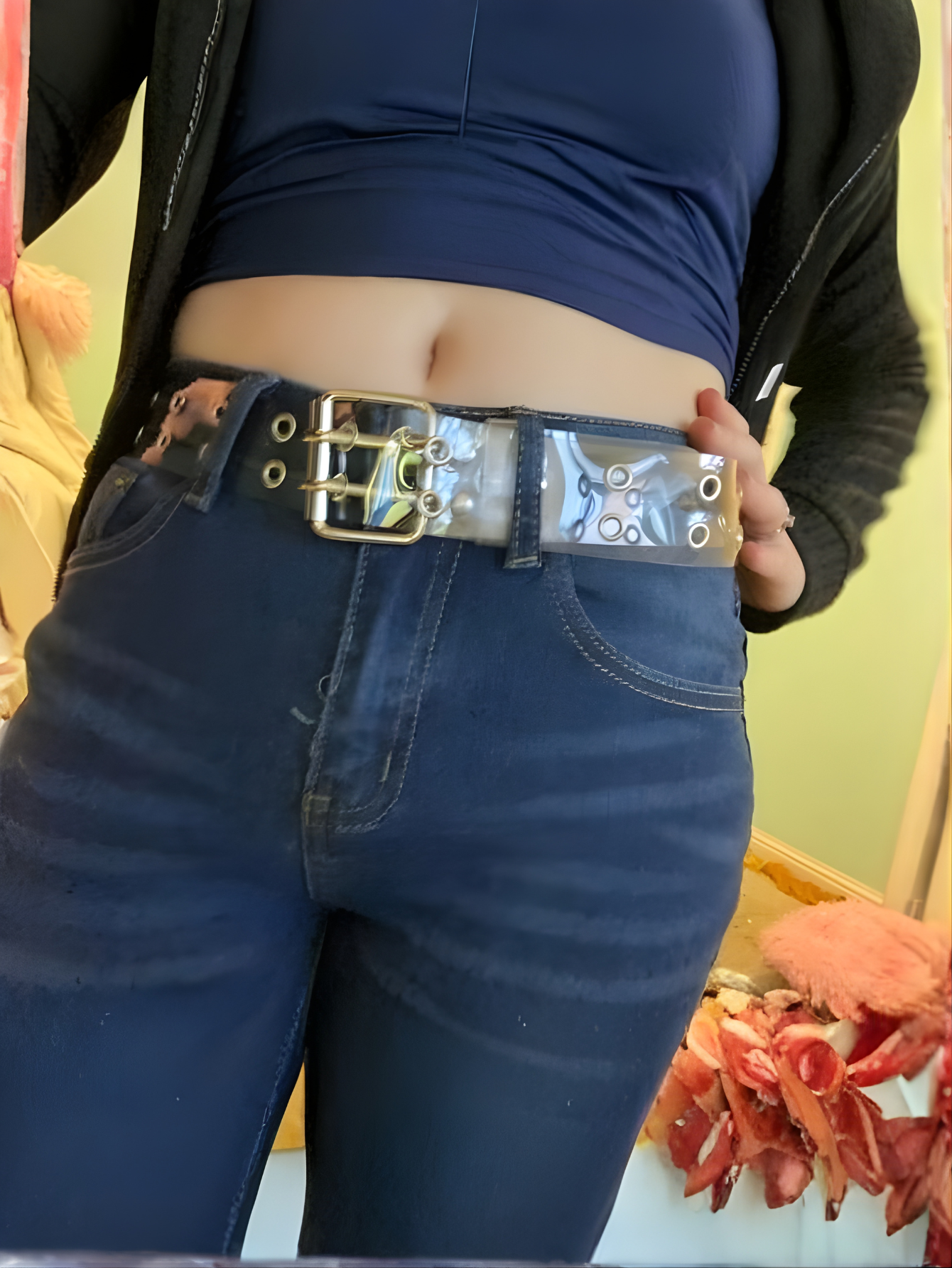 Clear PVC Grommet Belt