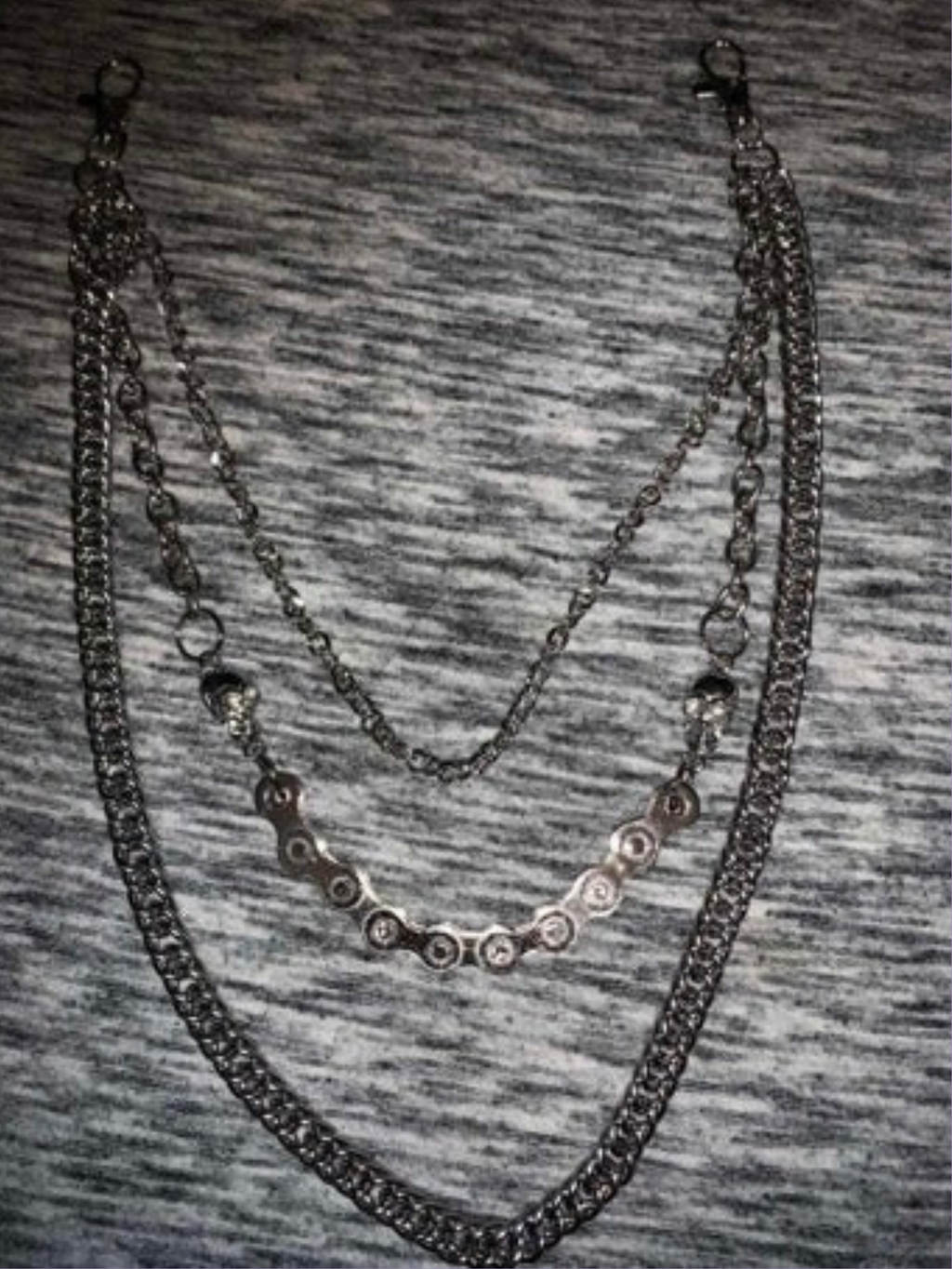 Bike Skull Wallet Chain