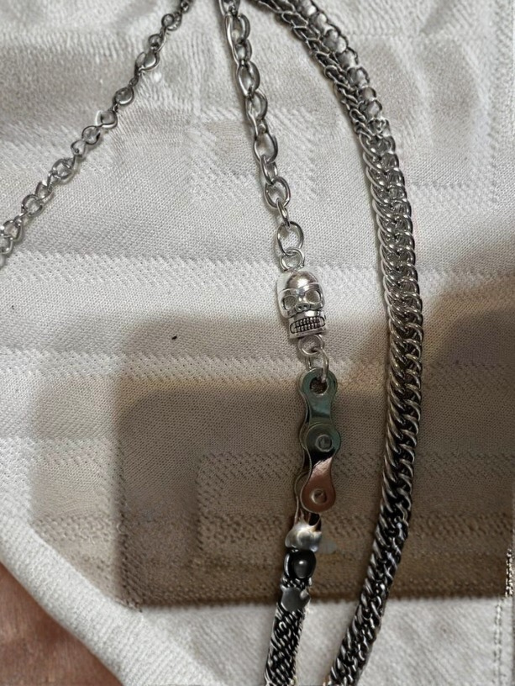 Bike Skull Wallet Chain