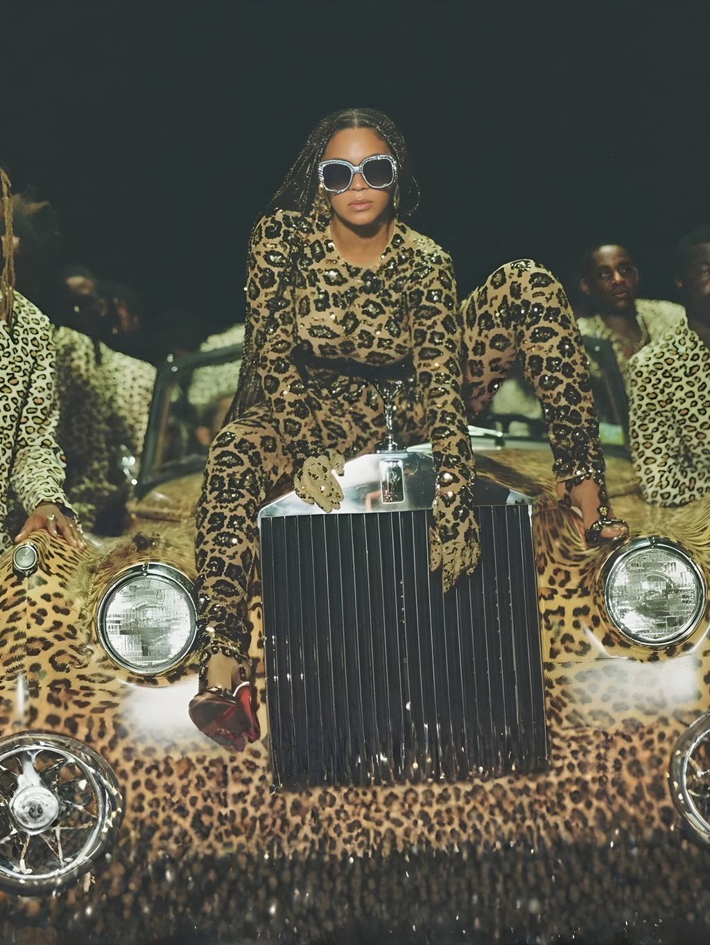 Beyonce Leopard Lyrical Jumpsuit