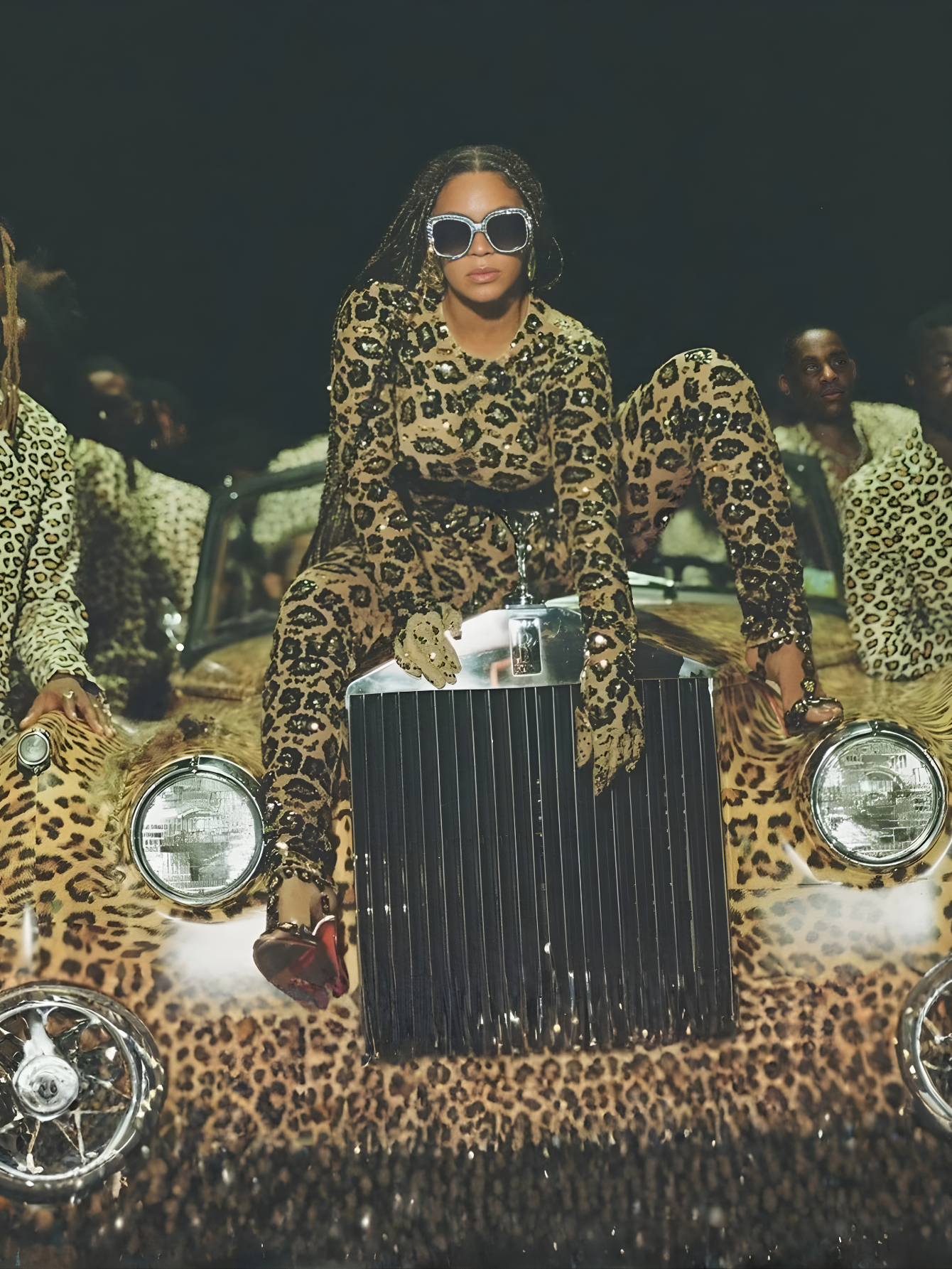 Beyonce Leopard Lyrical Jumpsuit