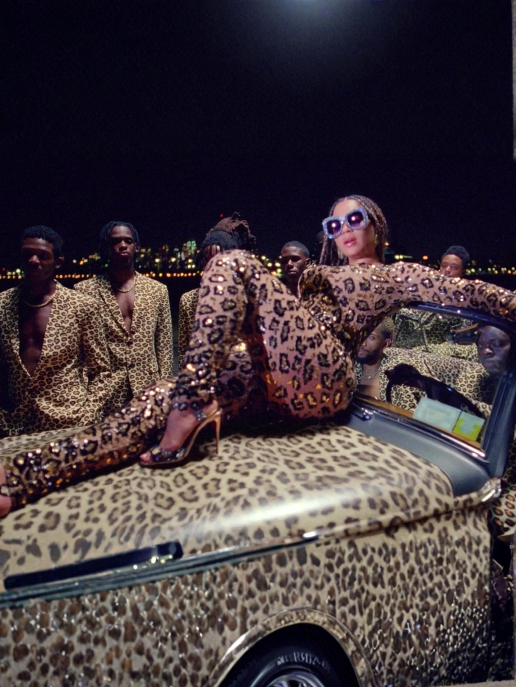 Beyonce Leopard Lyrical Jumpsuit