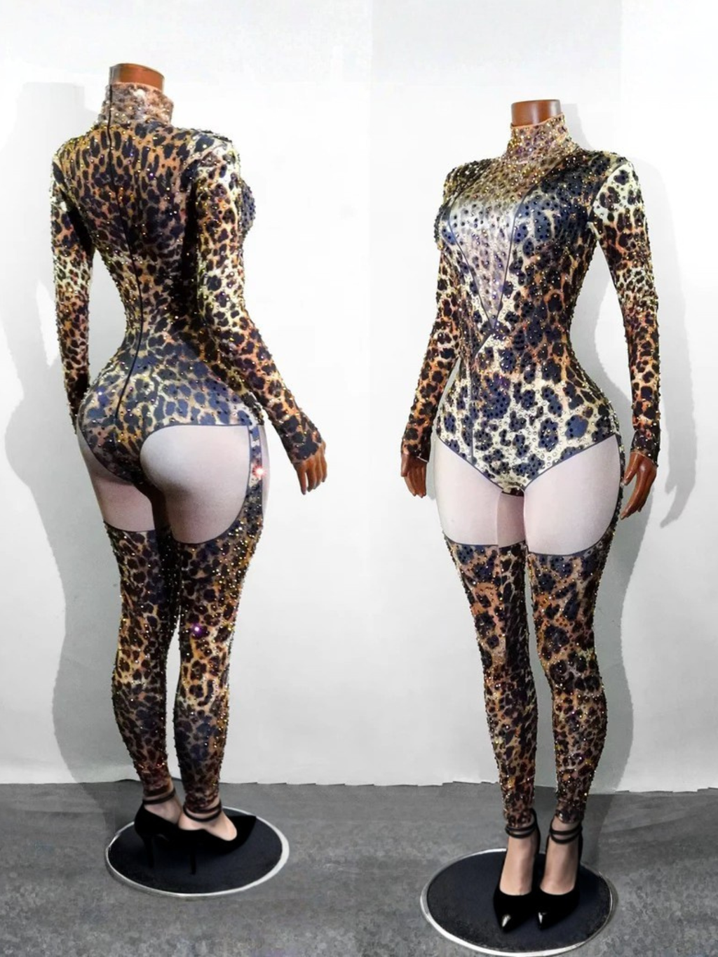 Beyonce Leopard Lyrical Jumpsuit