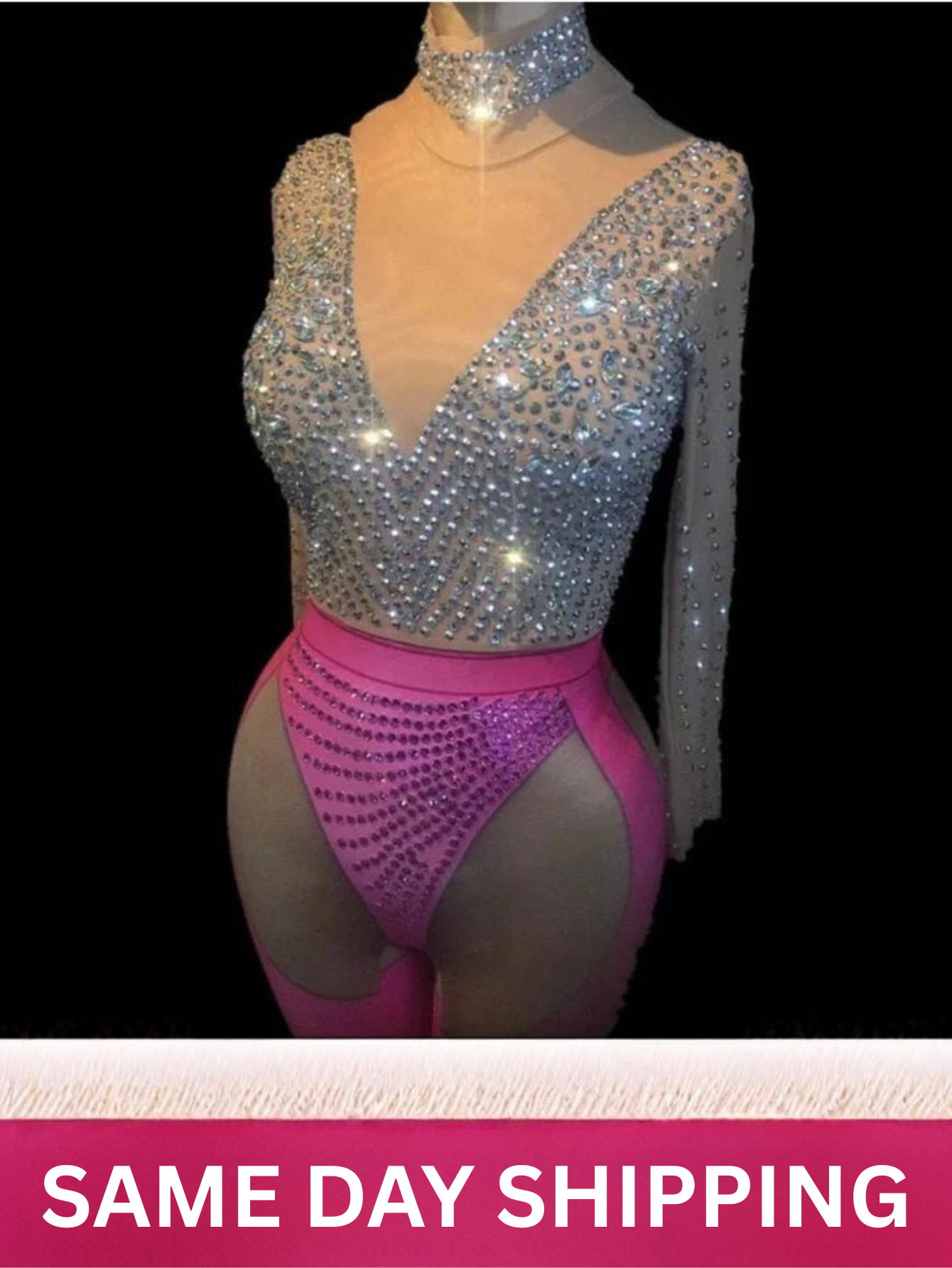 Pink Diamond Dance Costume