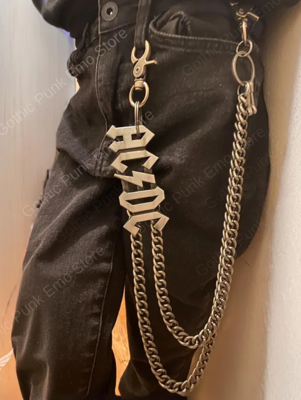 ACDC AC DC Rock n Roll Pants Chain