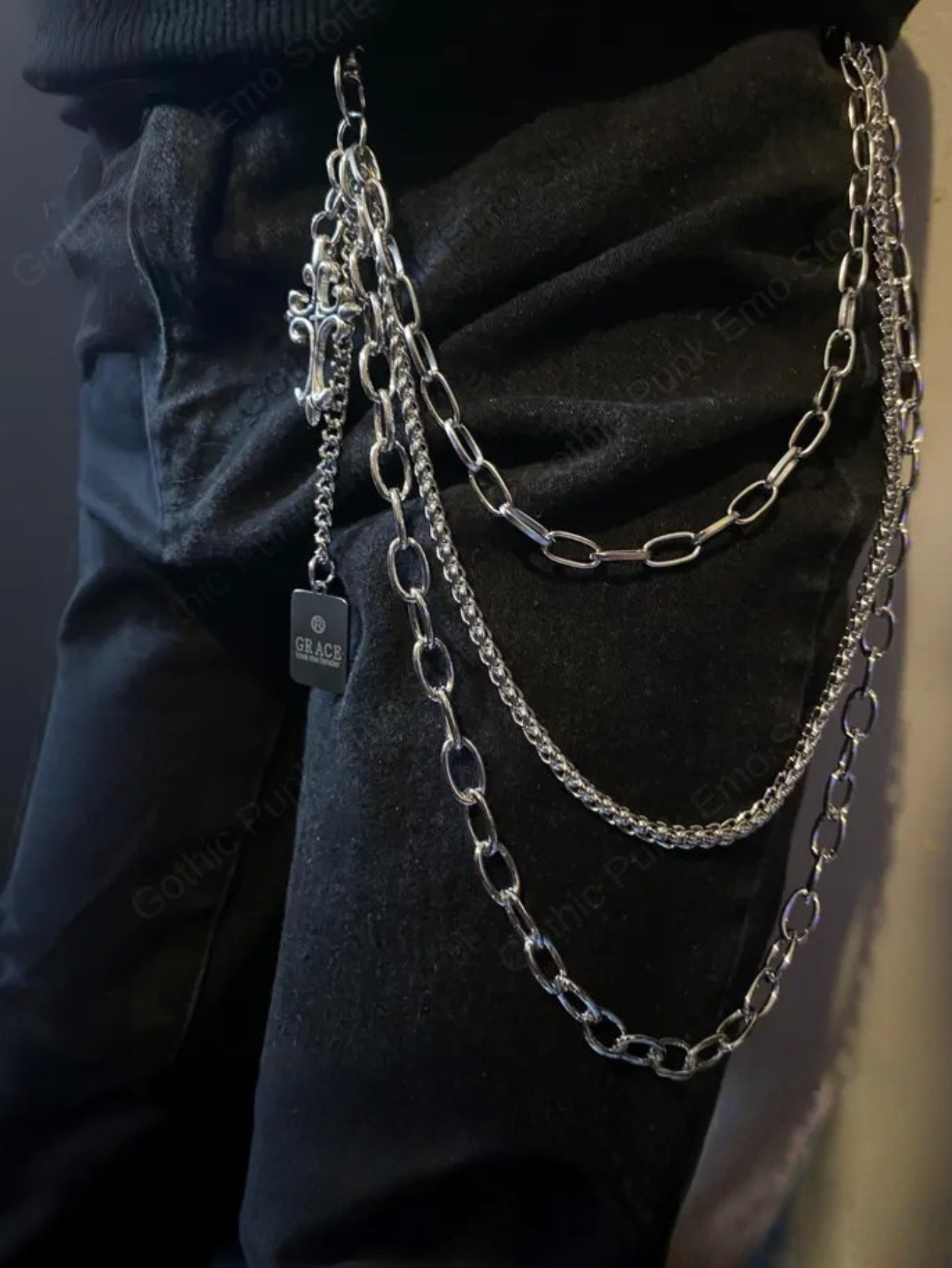 Cross Grace Charm Pants Chain