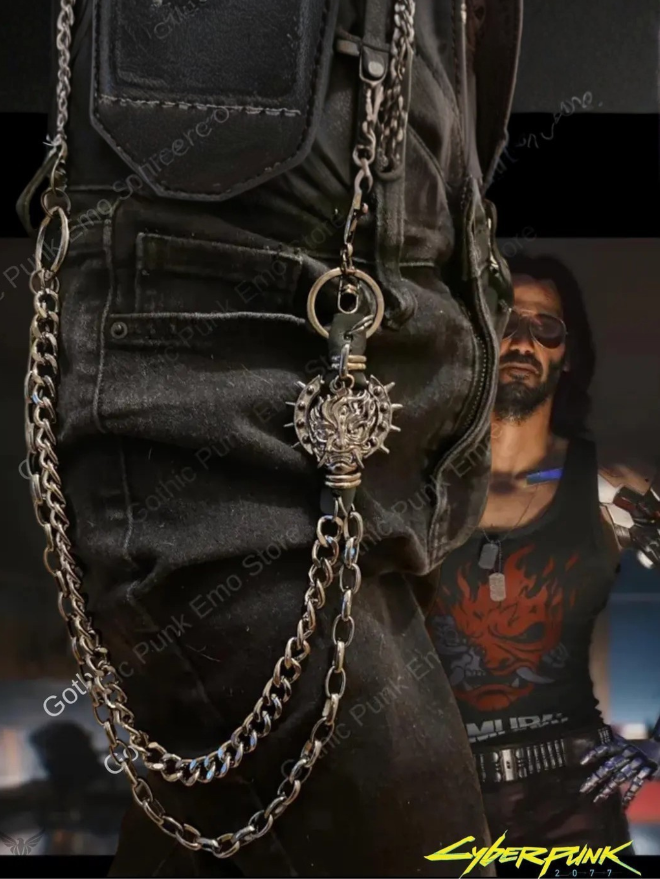 Cyberpunk 2077 Samurai Necklace Choker
