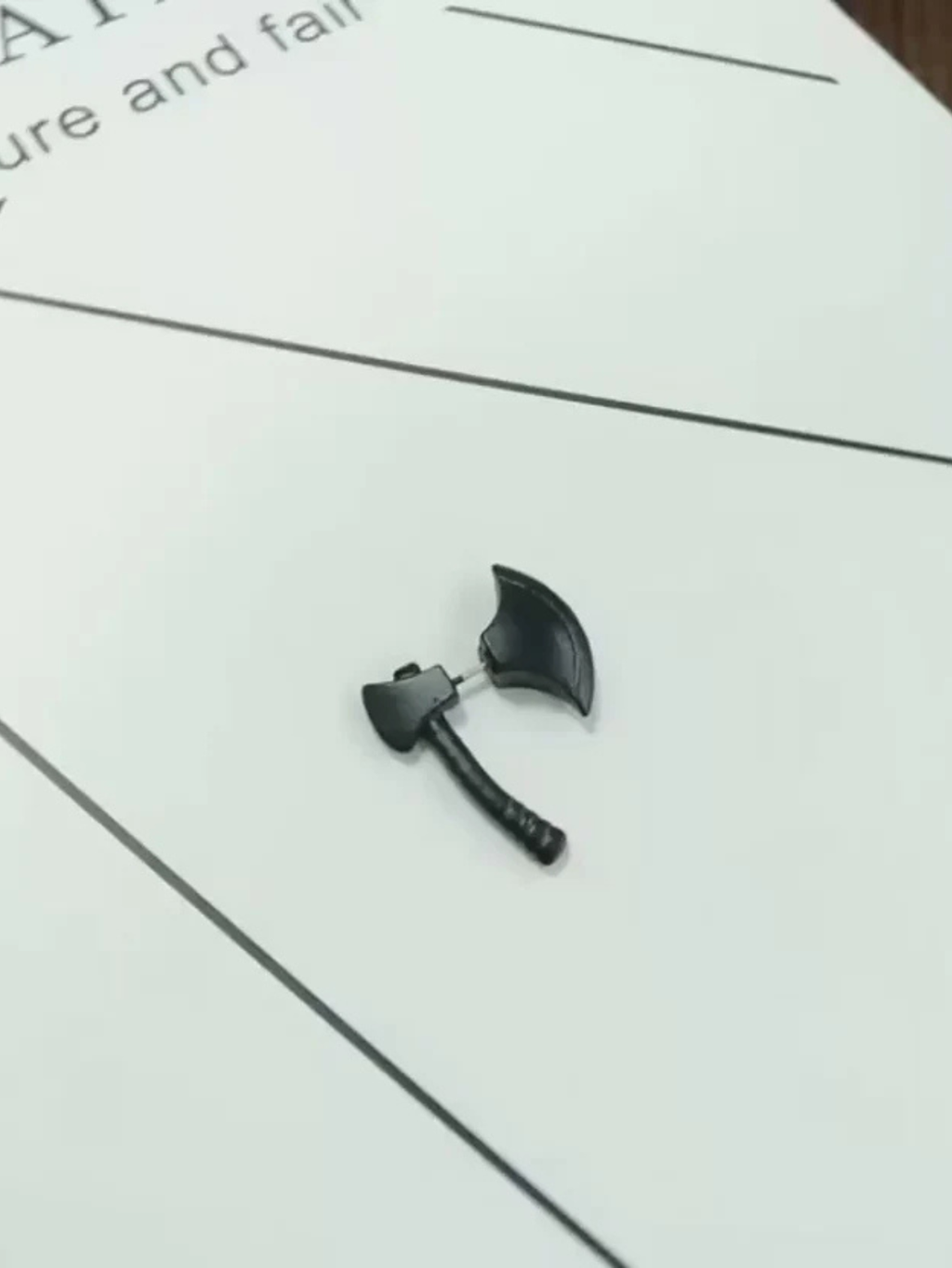 Axe Gothic Earrings