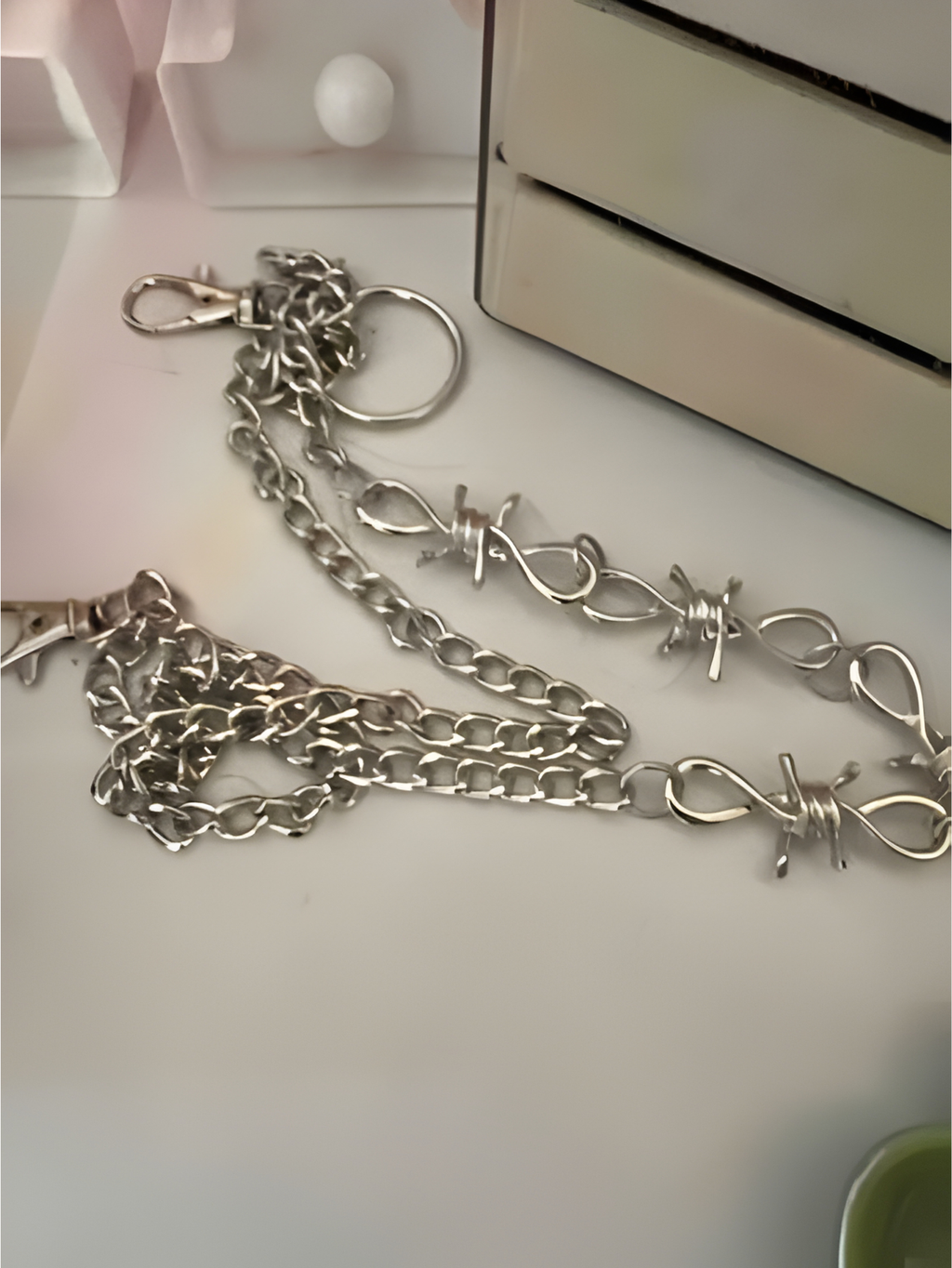 Barbed Wire Wallet Chain