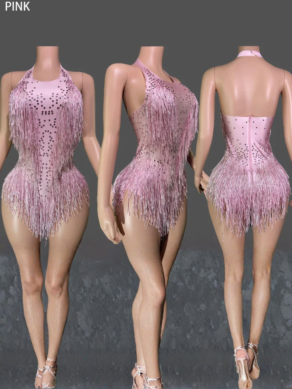 Tina Turner Fringe Dance Costume