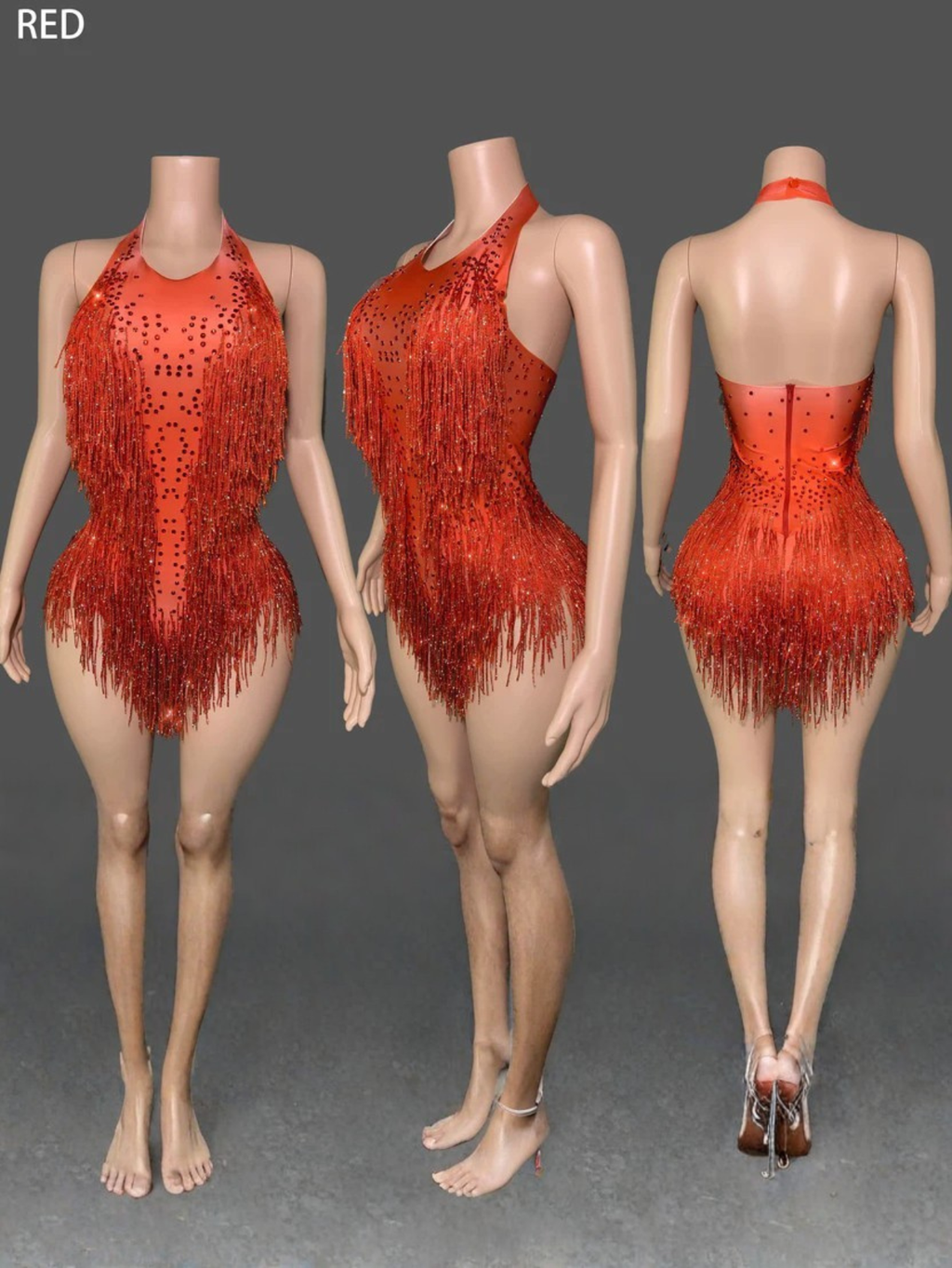 Tina Turner Fringe Dance Costume