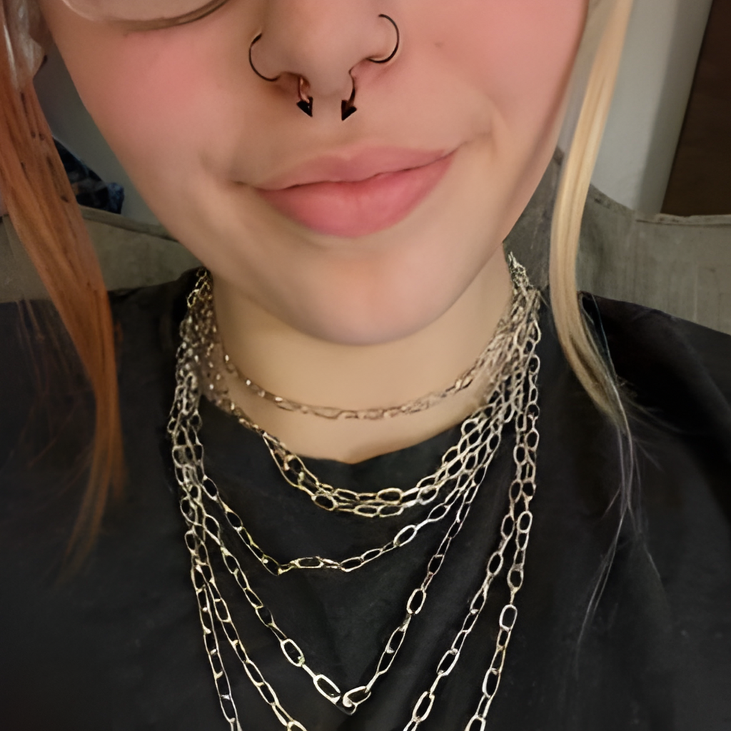 Layered Y2K Chain Necklace