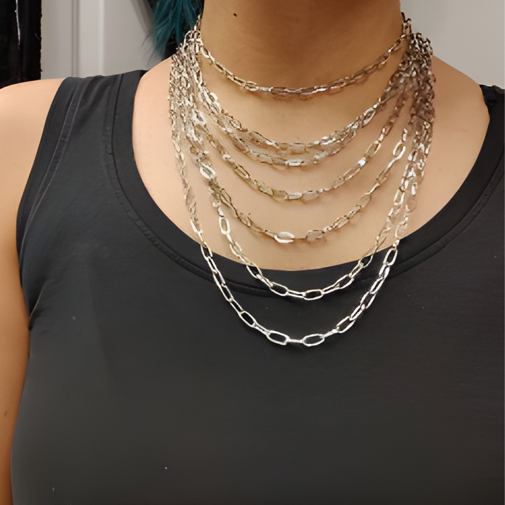 Layered Y2K Chain Necklace