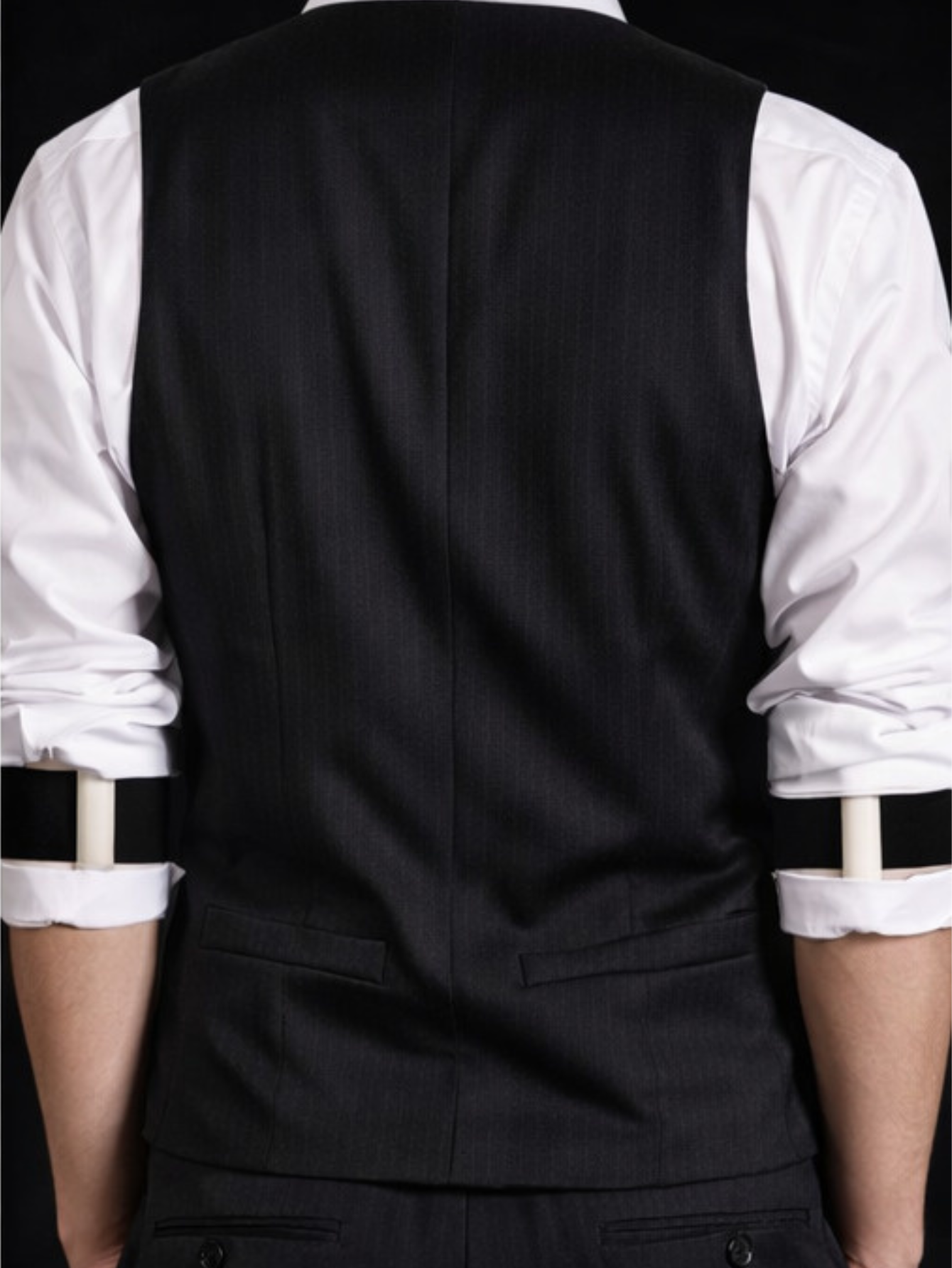 Black Shirt Sleeve Garters