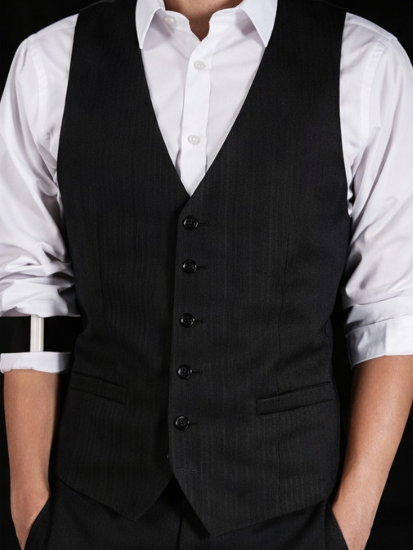 Black Shirt Sleeve Garters