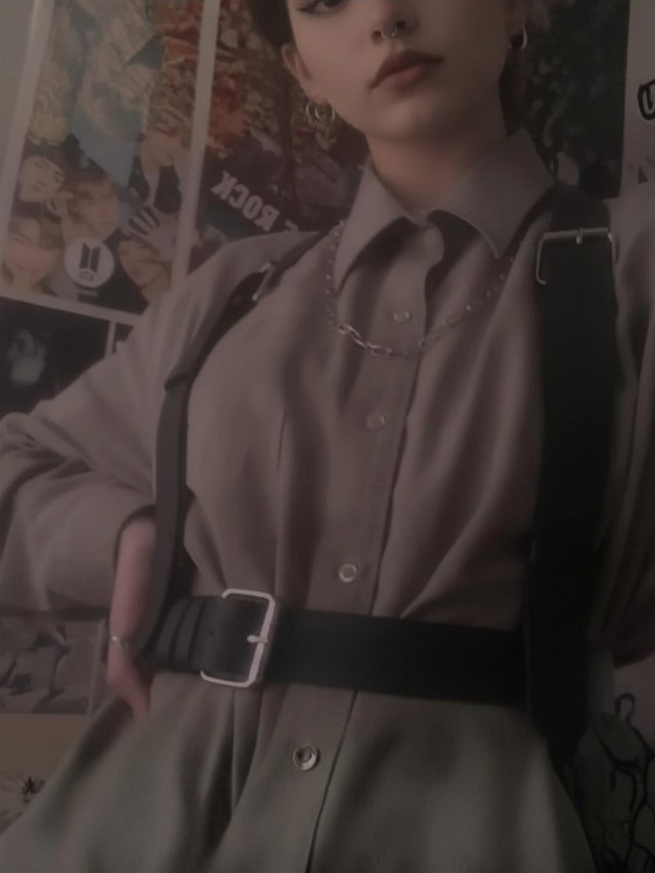 Vegan Leather Suspenders