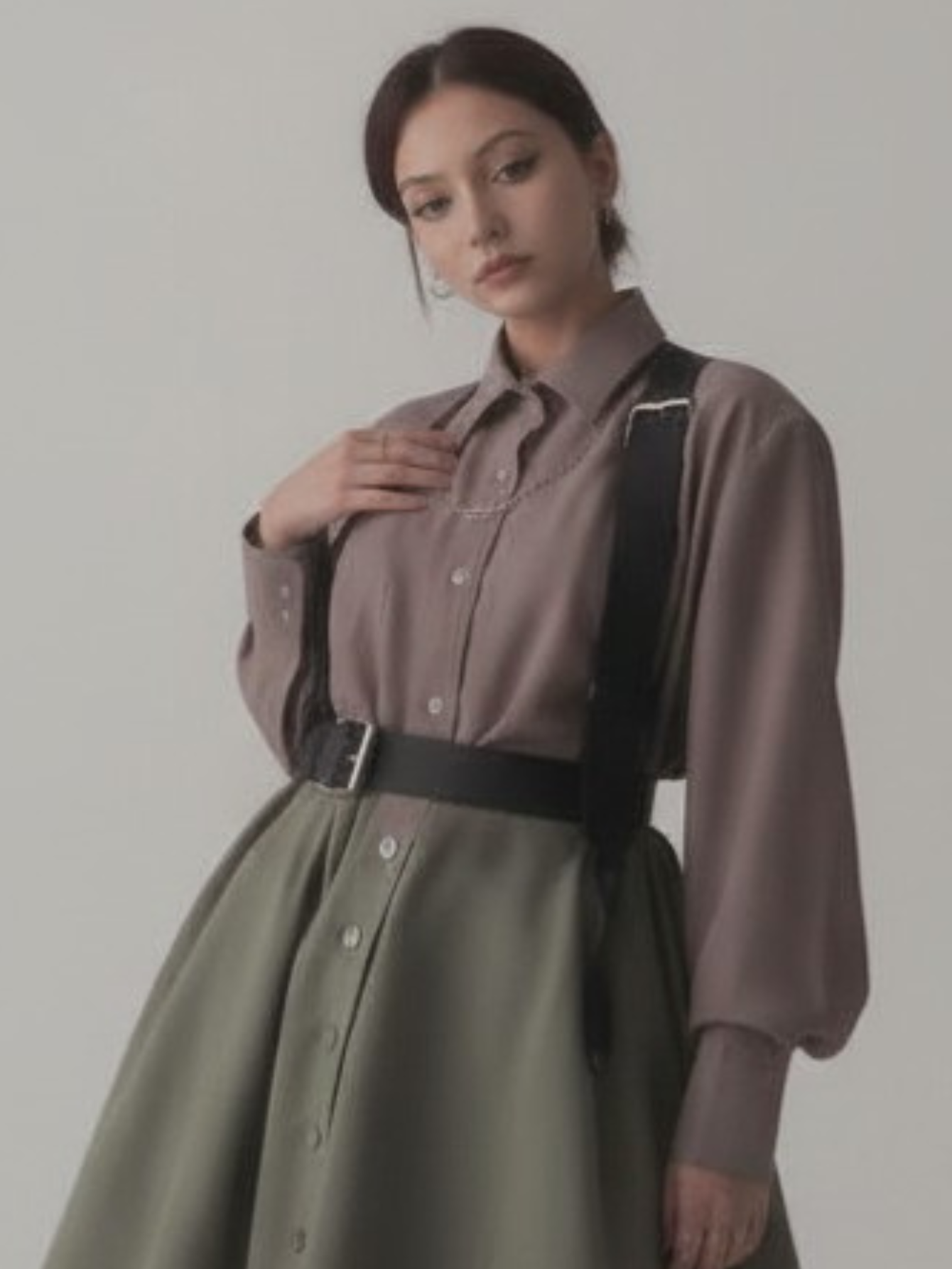 Vegan Leather Suspenders
