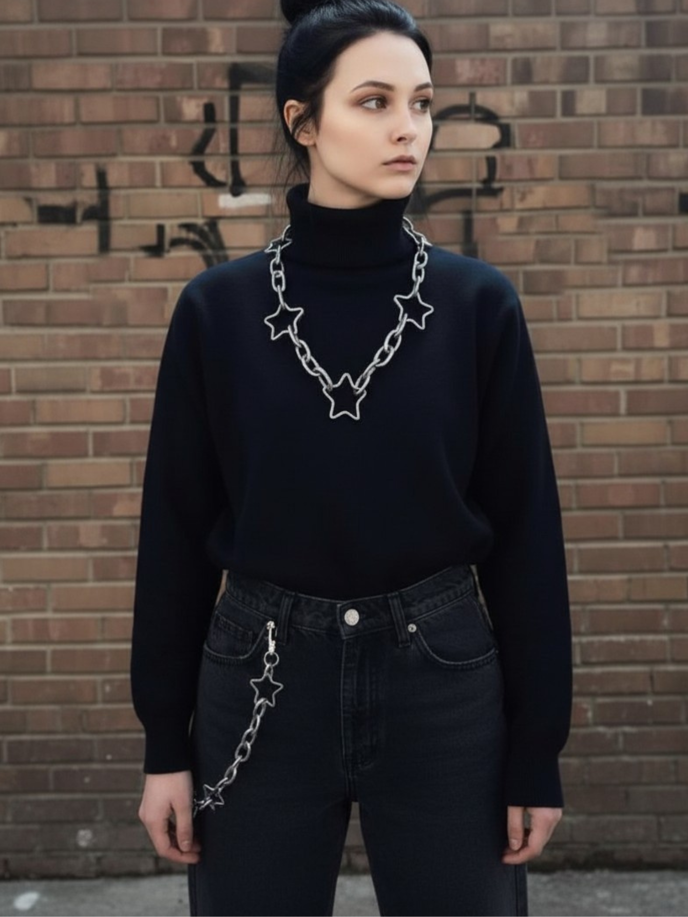 Star Chain Emo Necklace
