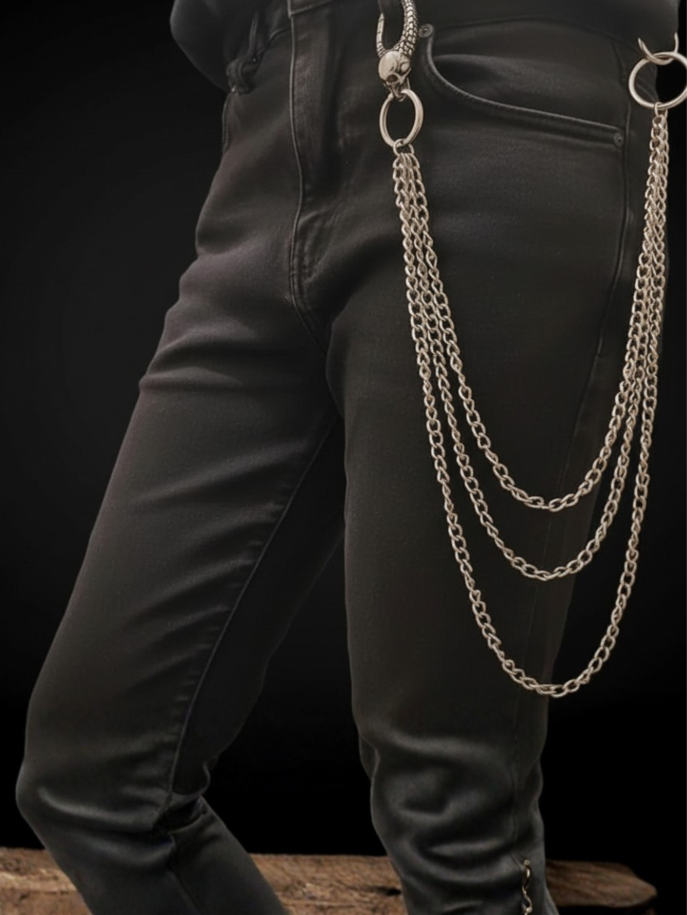 Skull Clasp Pants Chain