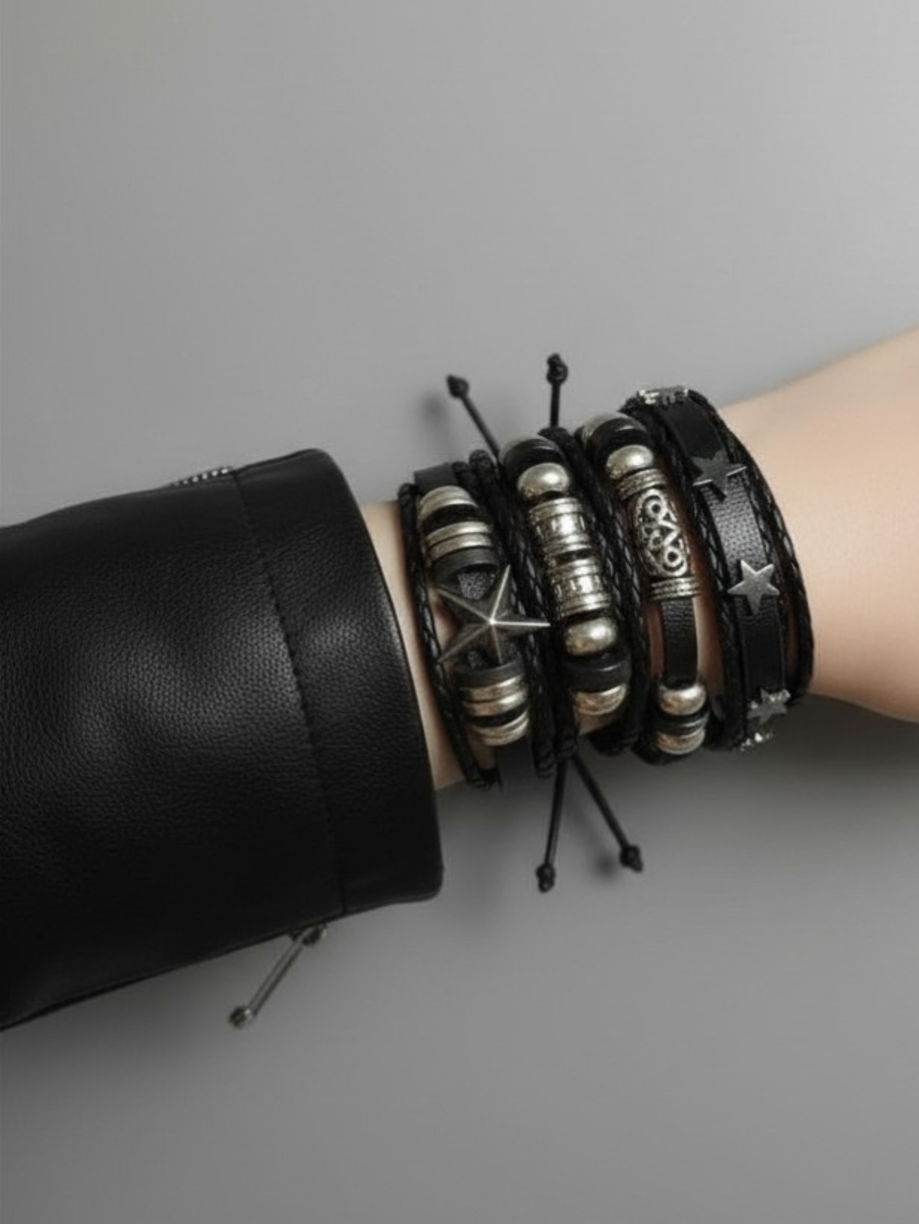Star Astrology Emo Bracelet Rock Star