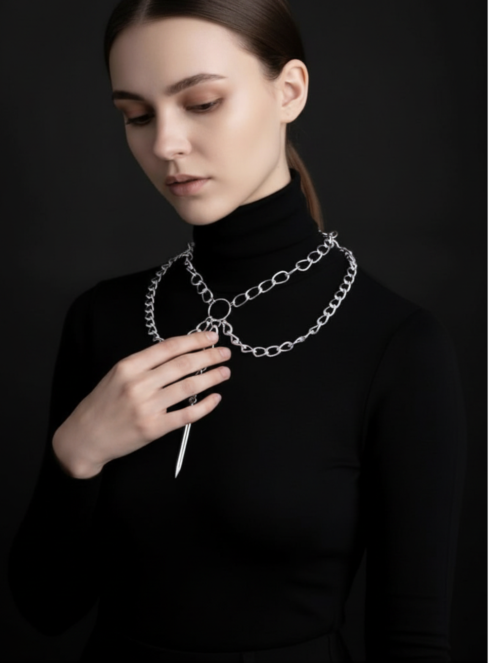 Samurai Dagger Sword Necklace