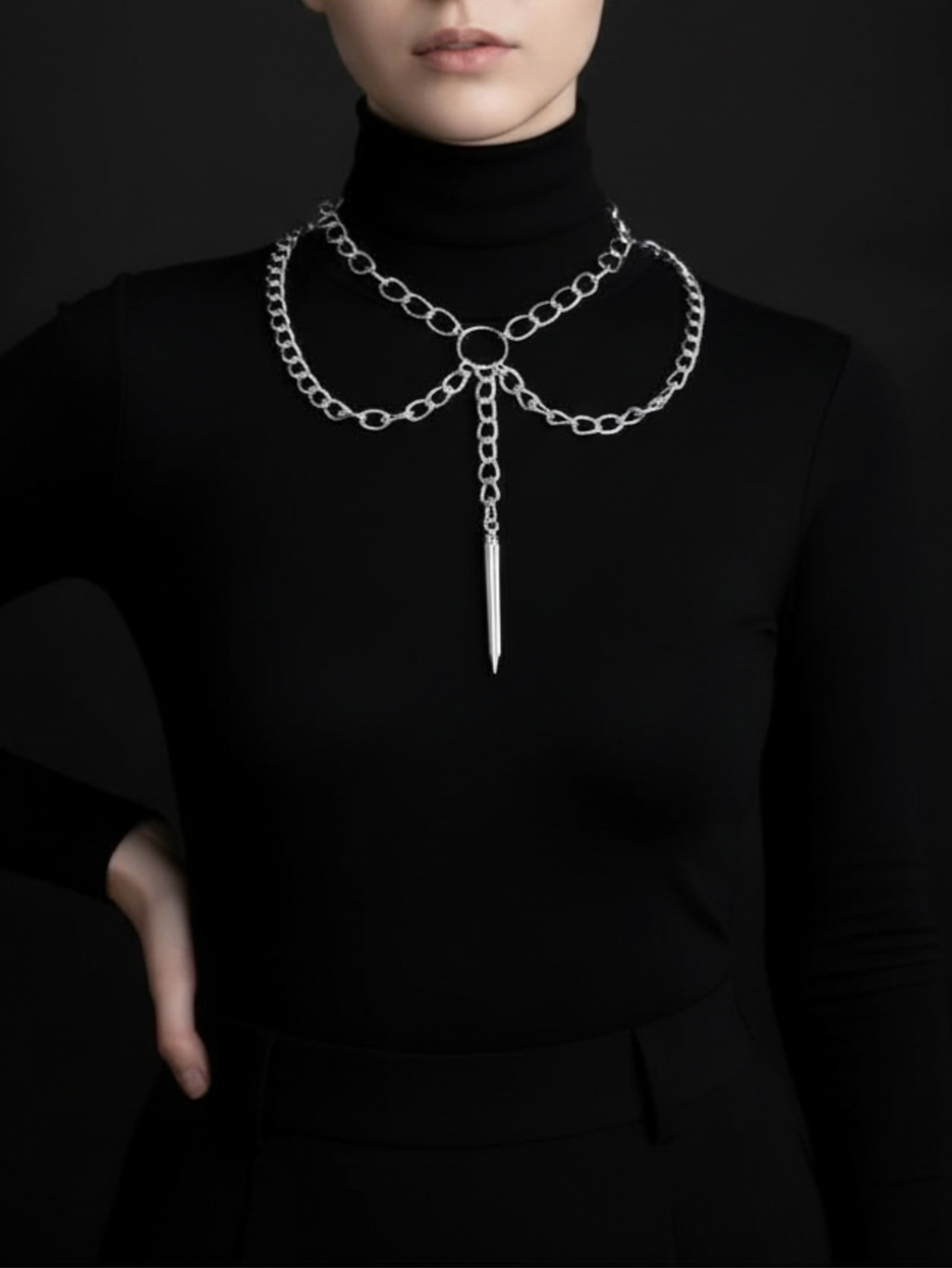 Samurai Dagger Sword Necklace