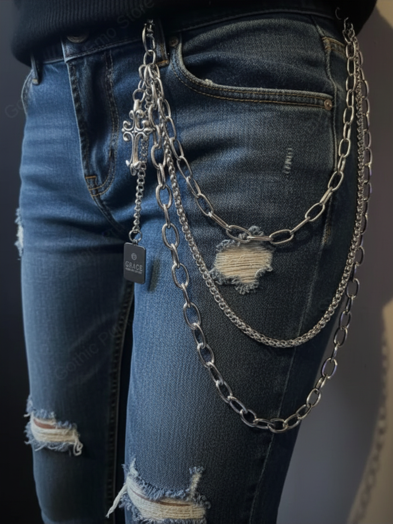 Cross Grace Charm Pants Chain