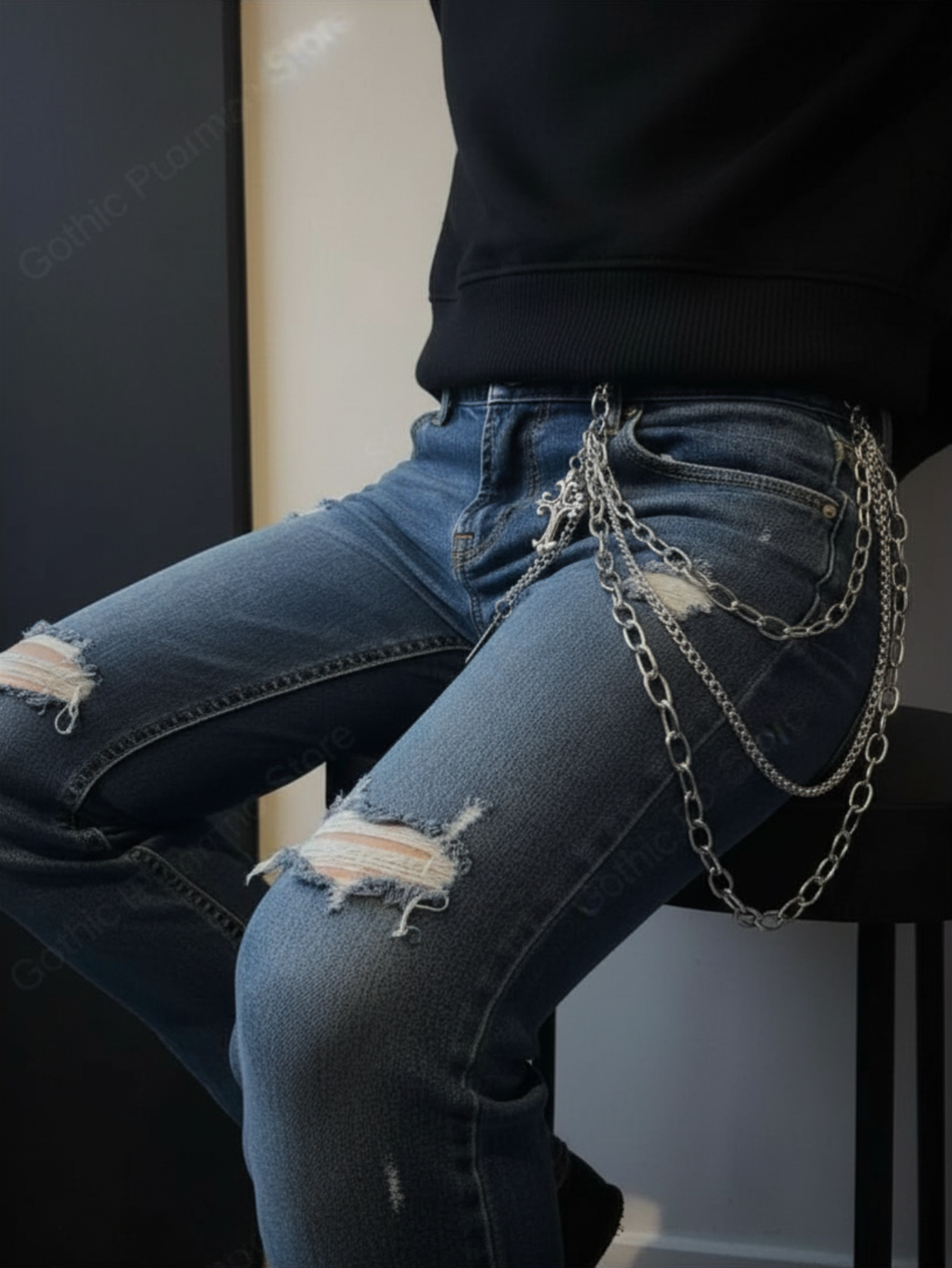 Cross Grace Charm Pants Chain