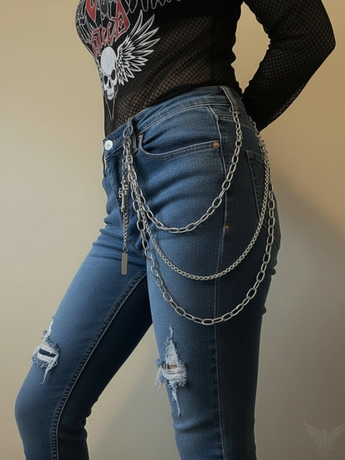 Cross Grace Charm Pants Chain