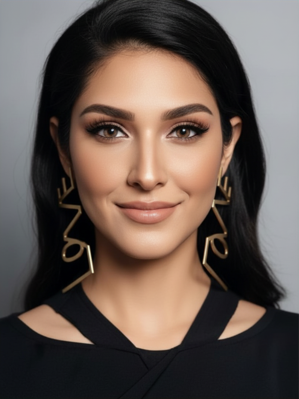 Gold Love Earrings