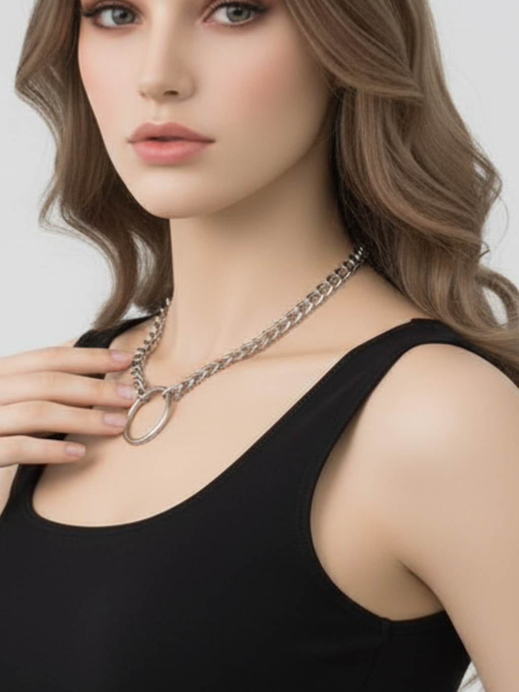 O Ring Chain Necklace