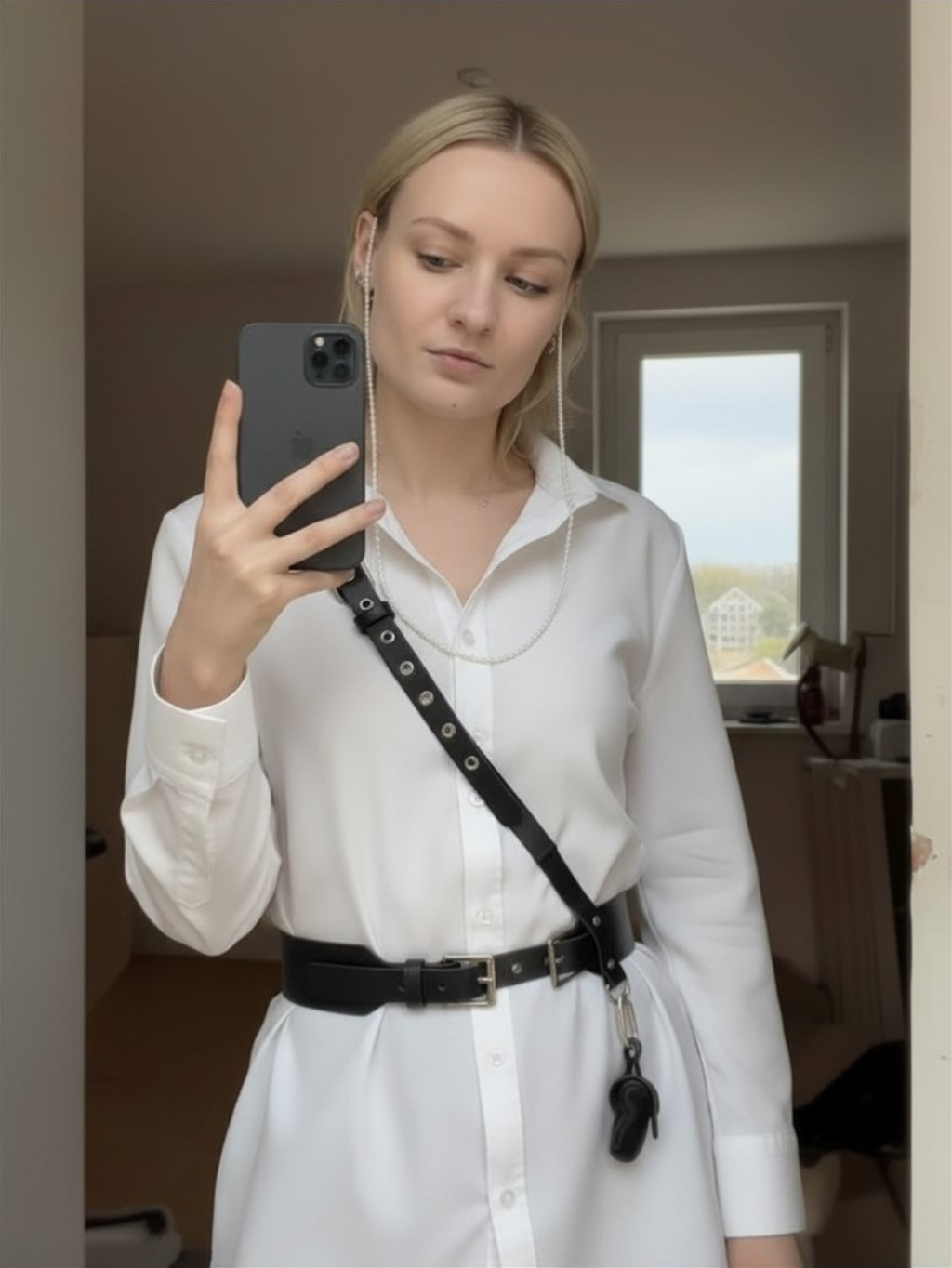 Harness Belt Suspenders & Key Chain