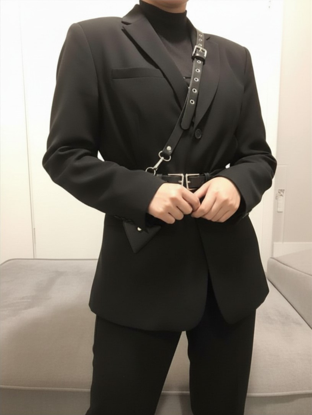 Harness Belt Suspenders & Key Chain