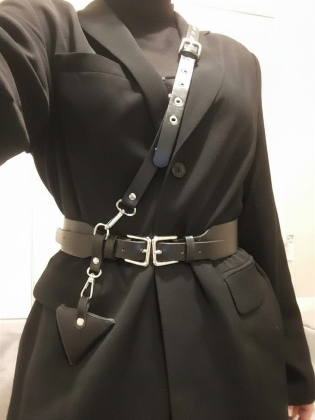 Harness Belt Suspenders & Key Chain