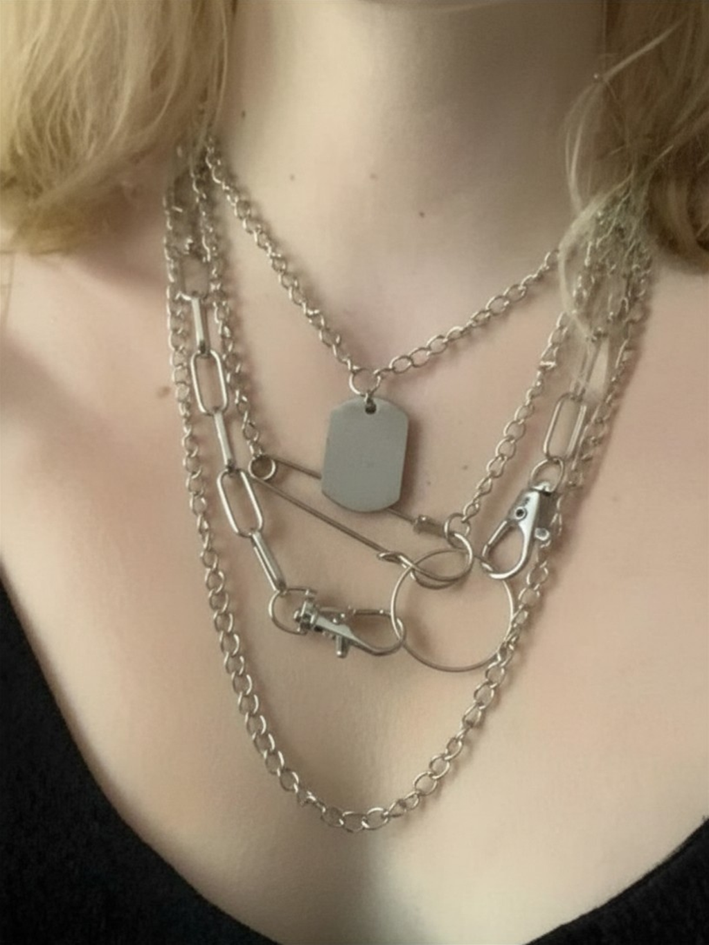 Layered Emo Necklace