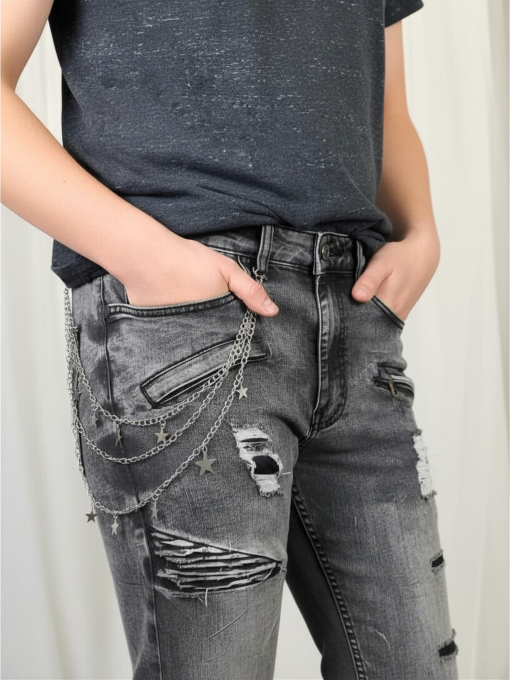Star Astrology Wallet Chain