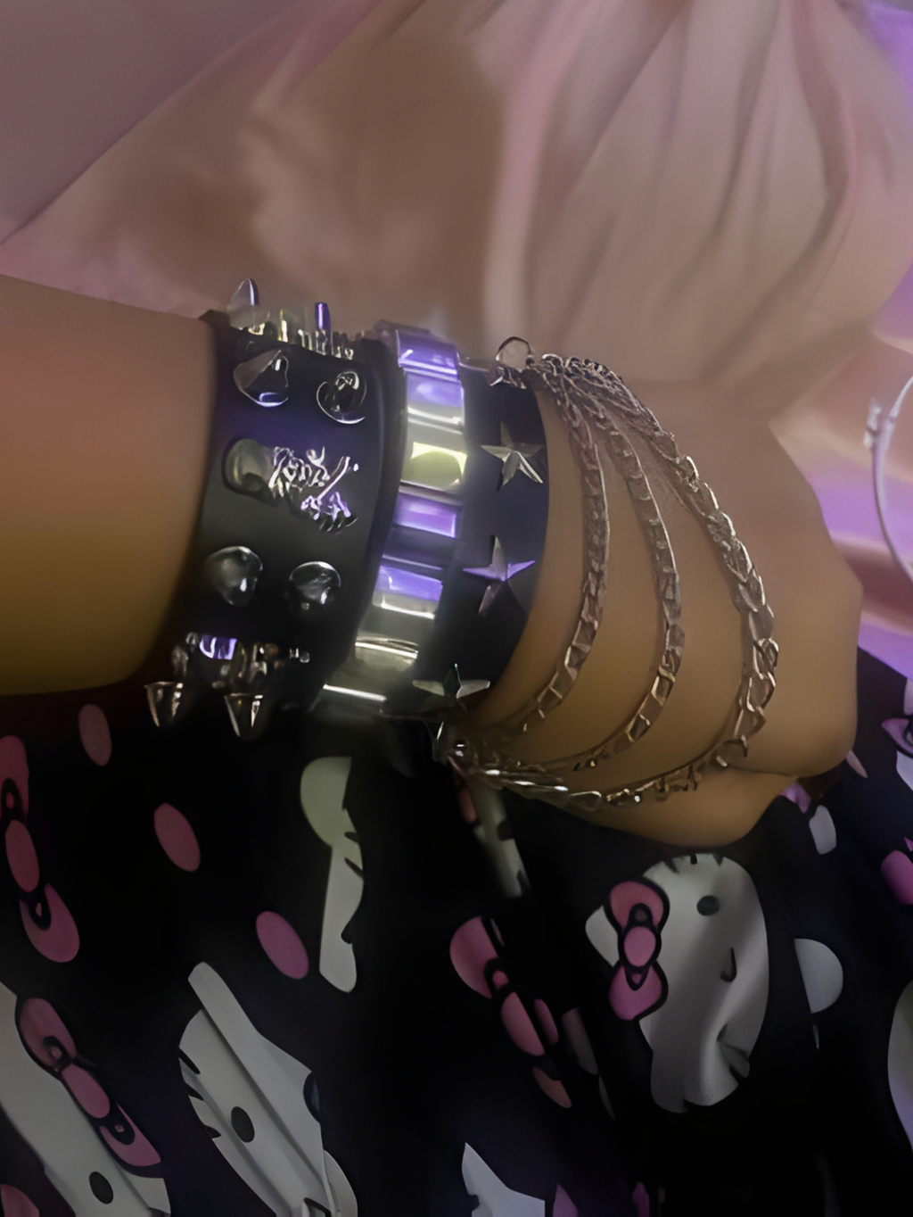 Punk Cuff Bracelet 2PC Set