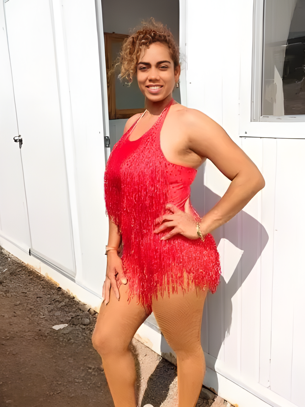 Tina Turner Fringe Dance Costume