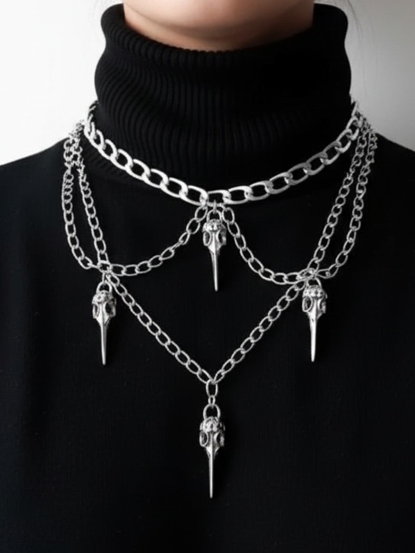 Plague Doctor Necklace Chain